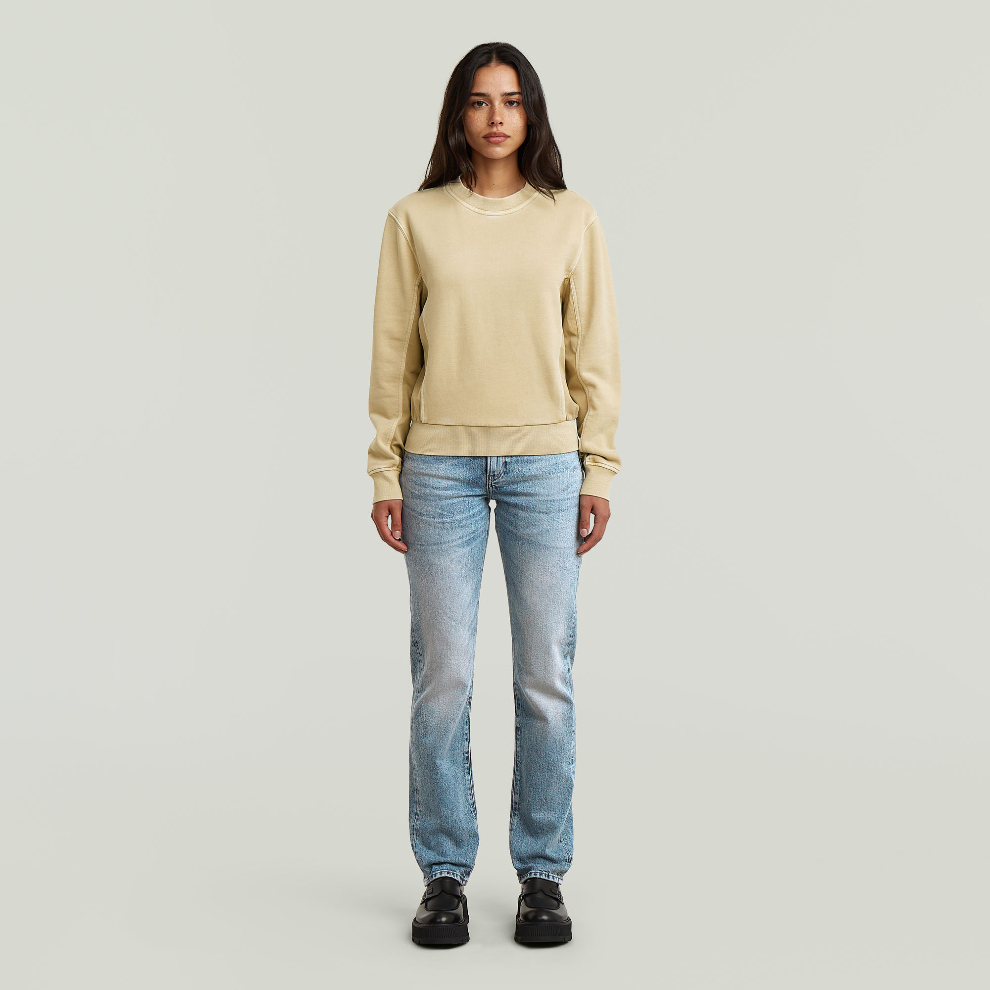 Thumbnail - Lennoxx Slim Straight Jeans - Hellblau - Damen