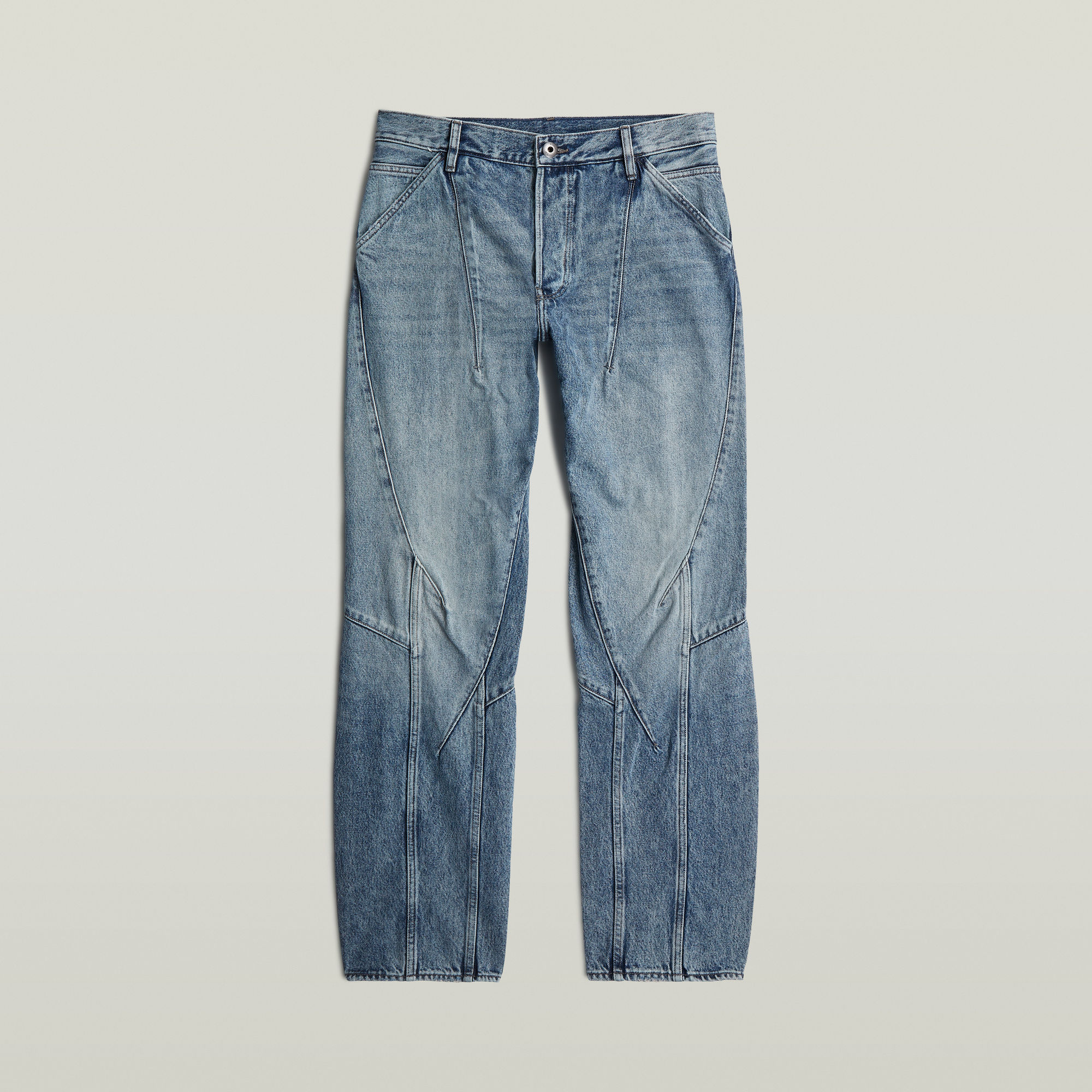 Thumbnail - Kitoh Relaxed Tapered Jeans - Hellblau - Herren