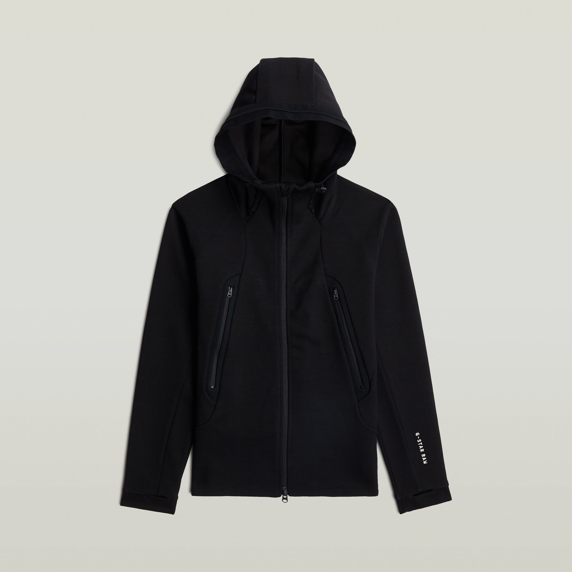 Thumbnail - Boys Regular Hooded Full Zip Knit - Schwarz - jungen
