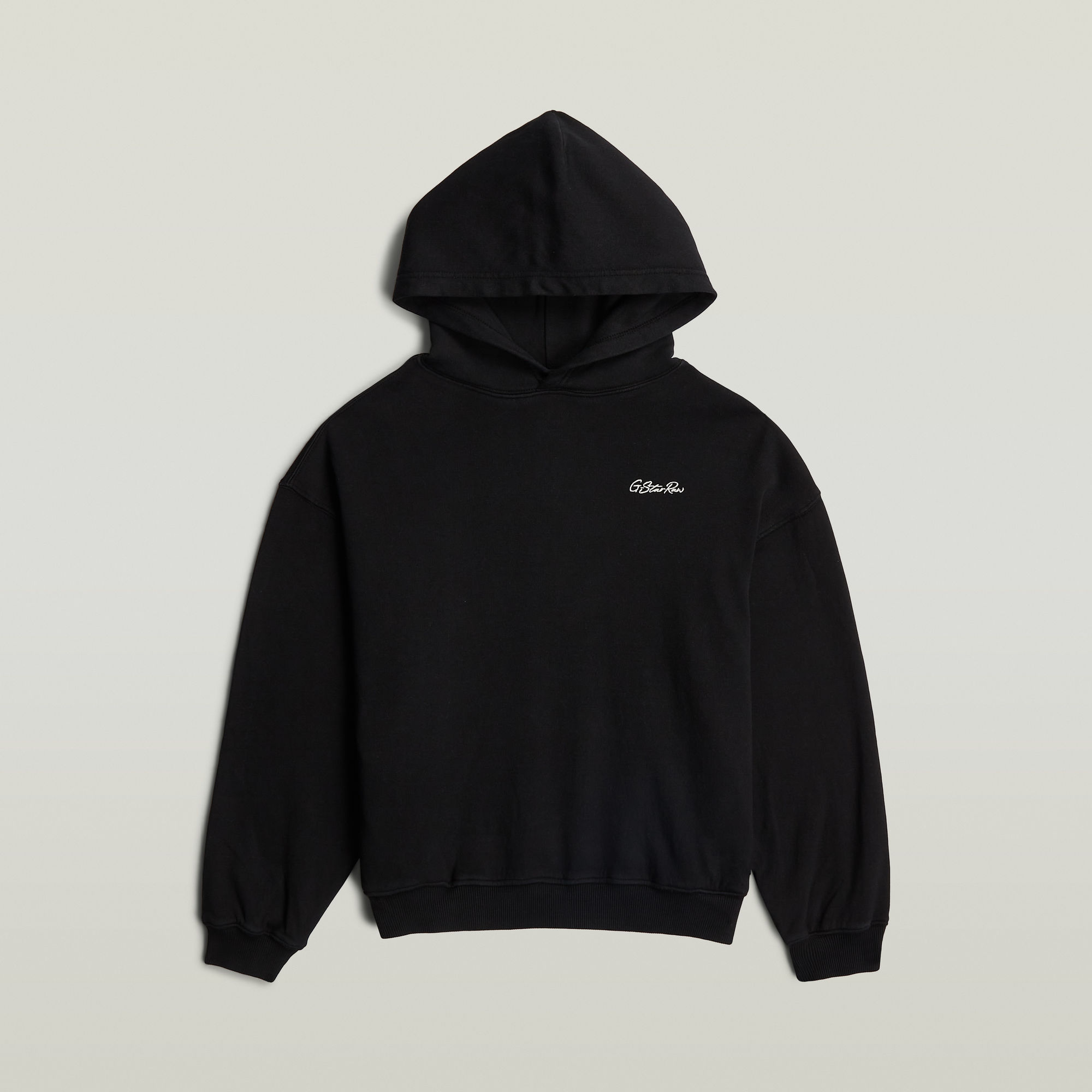 Thumbnail - Girls Hooded Oversized Sweatshirt - Schwarz - mädchen