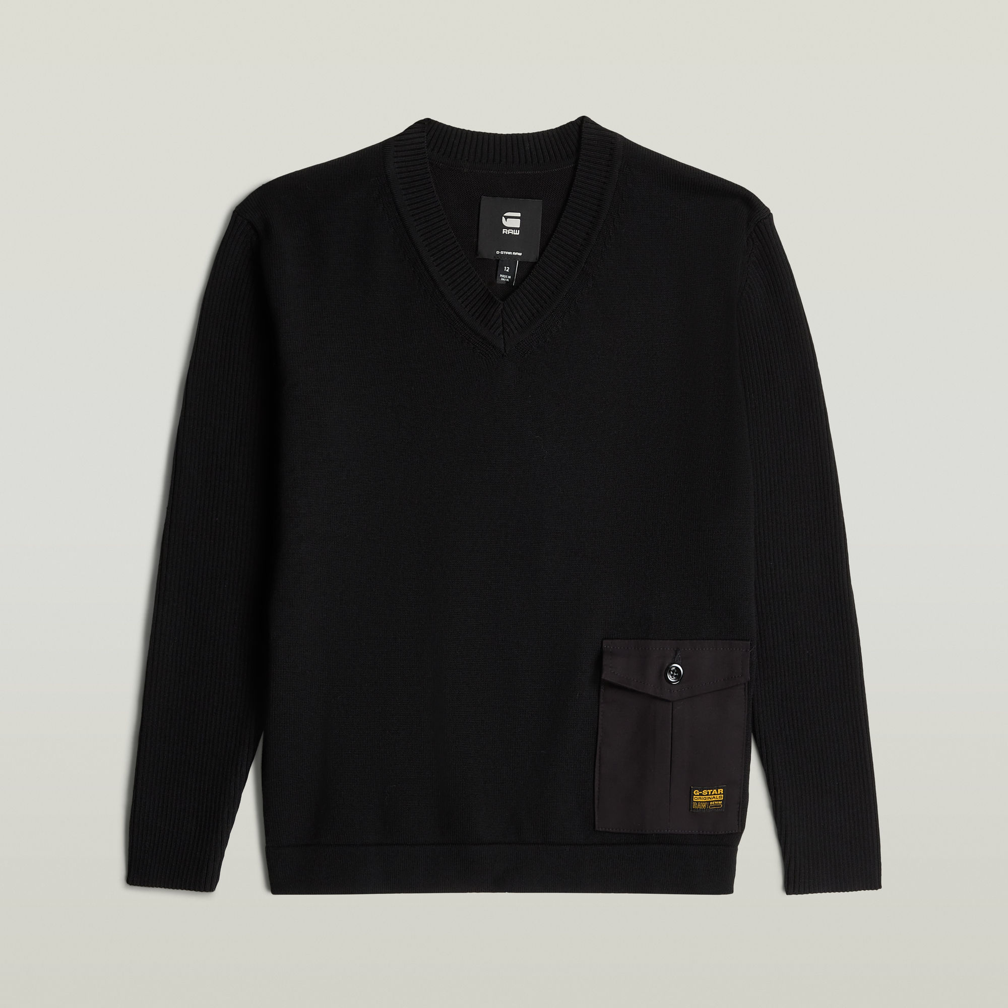 Thumbnail - Girls Knit Sweatshirt - Schwarz - mädchen