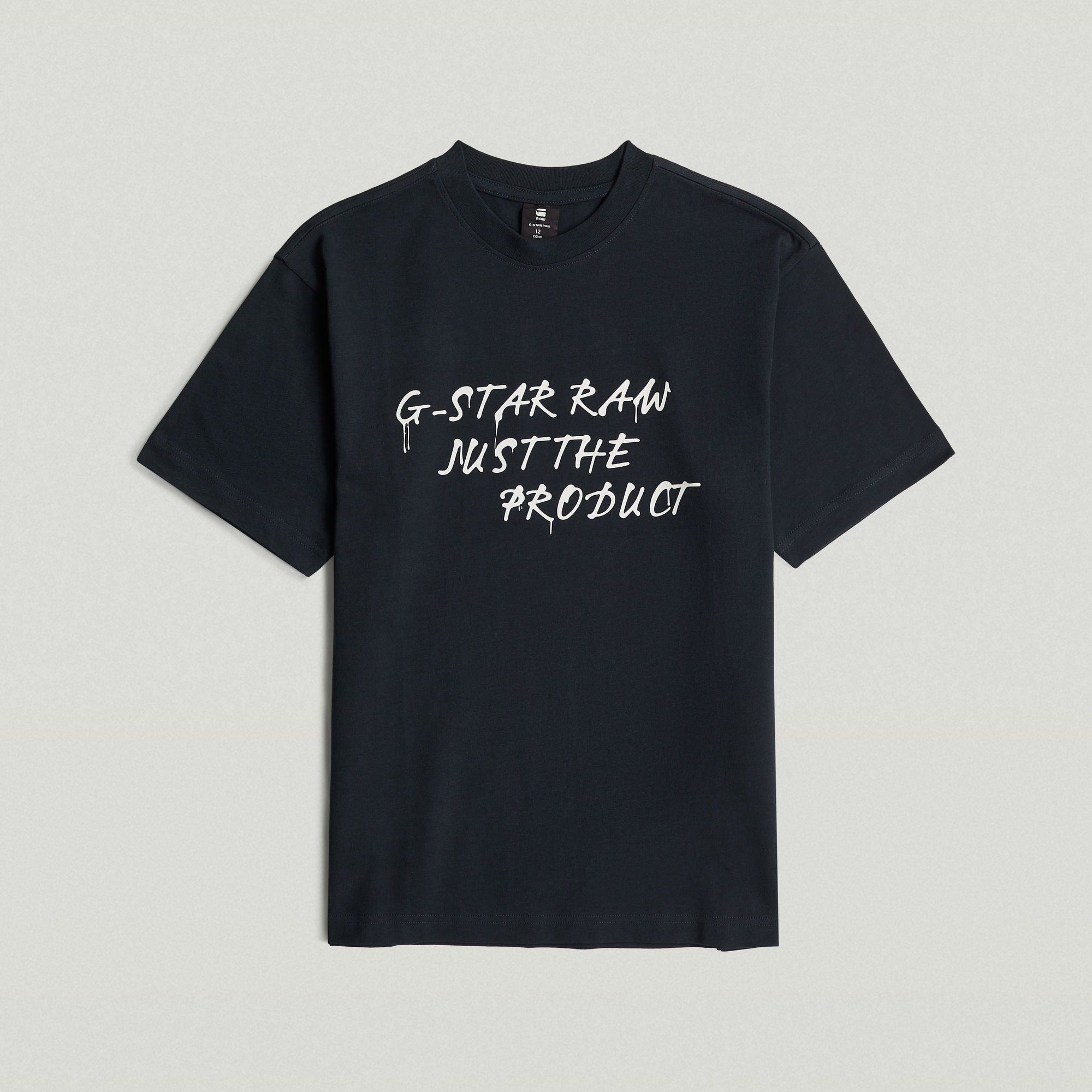 Thumbnail - Boys Oversized T-Shirt - Dunkelblau - jungen