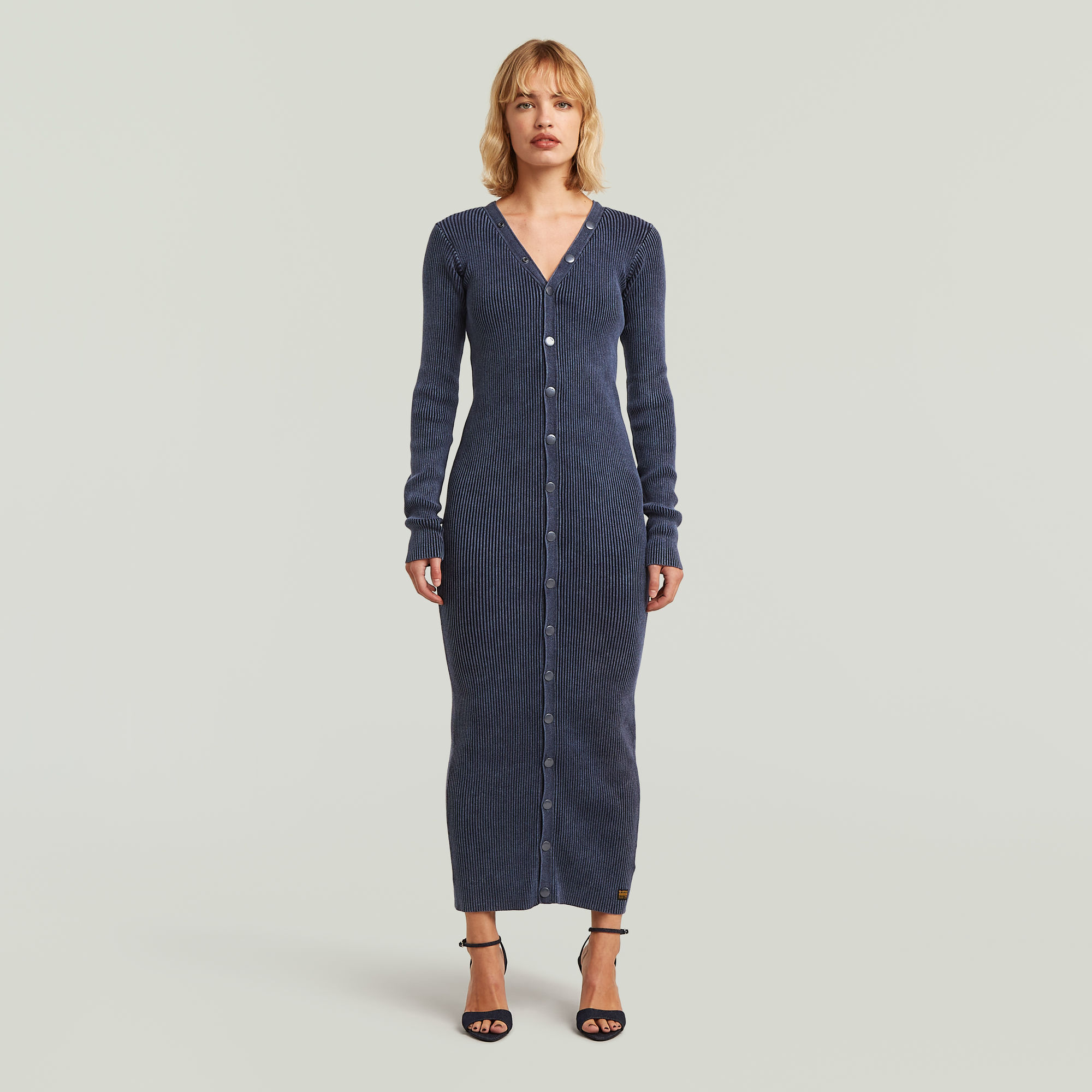 G-Star RAW Long Cardigan Dress Knit - Donkerblauw - Dames