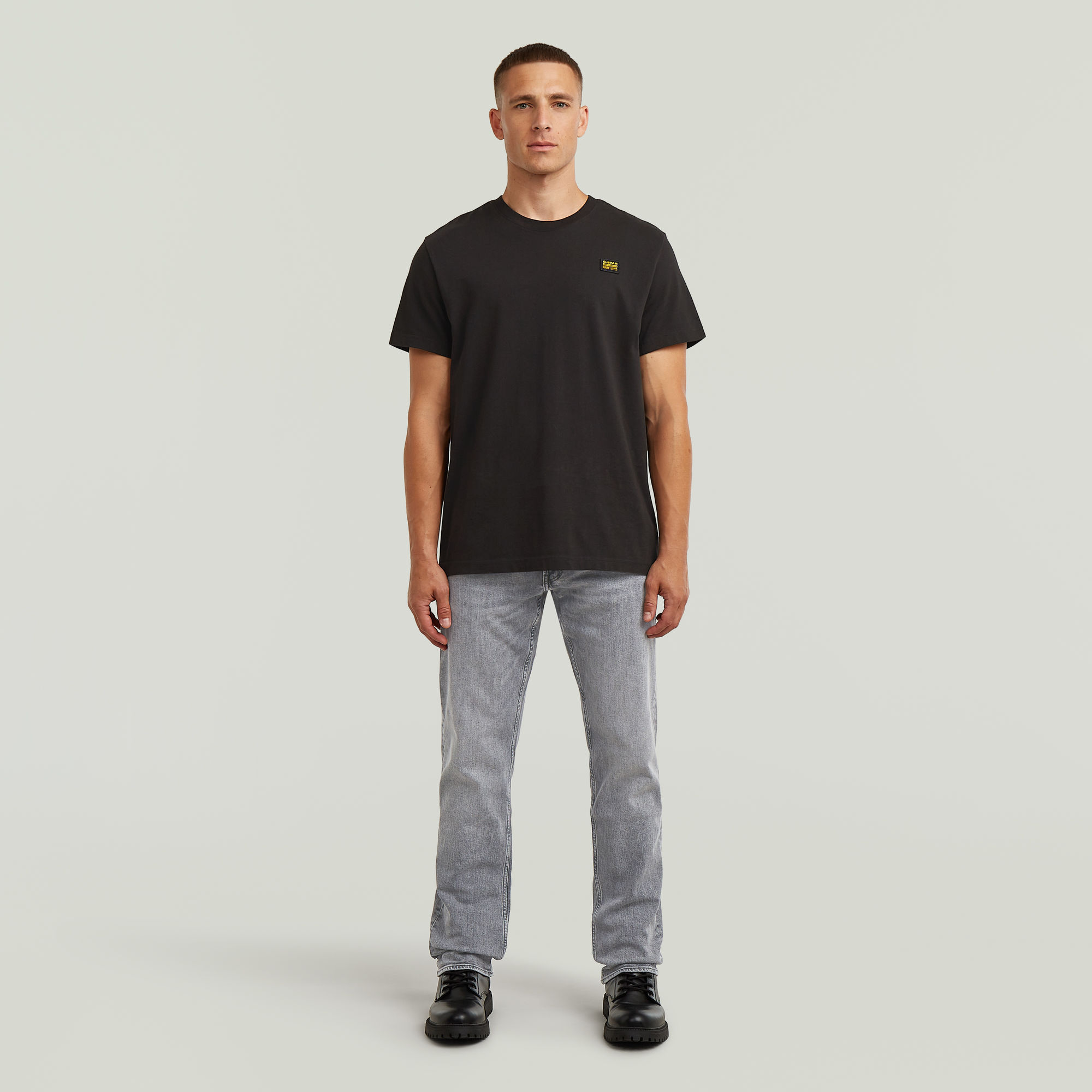 Thumbnail - Mosa Straight Jeans - Grau - Herren