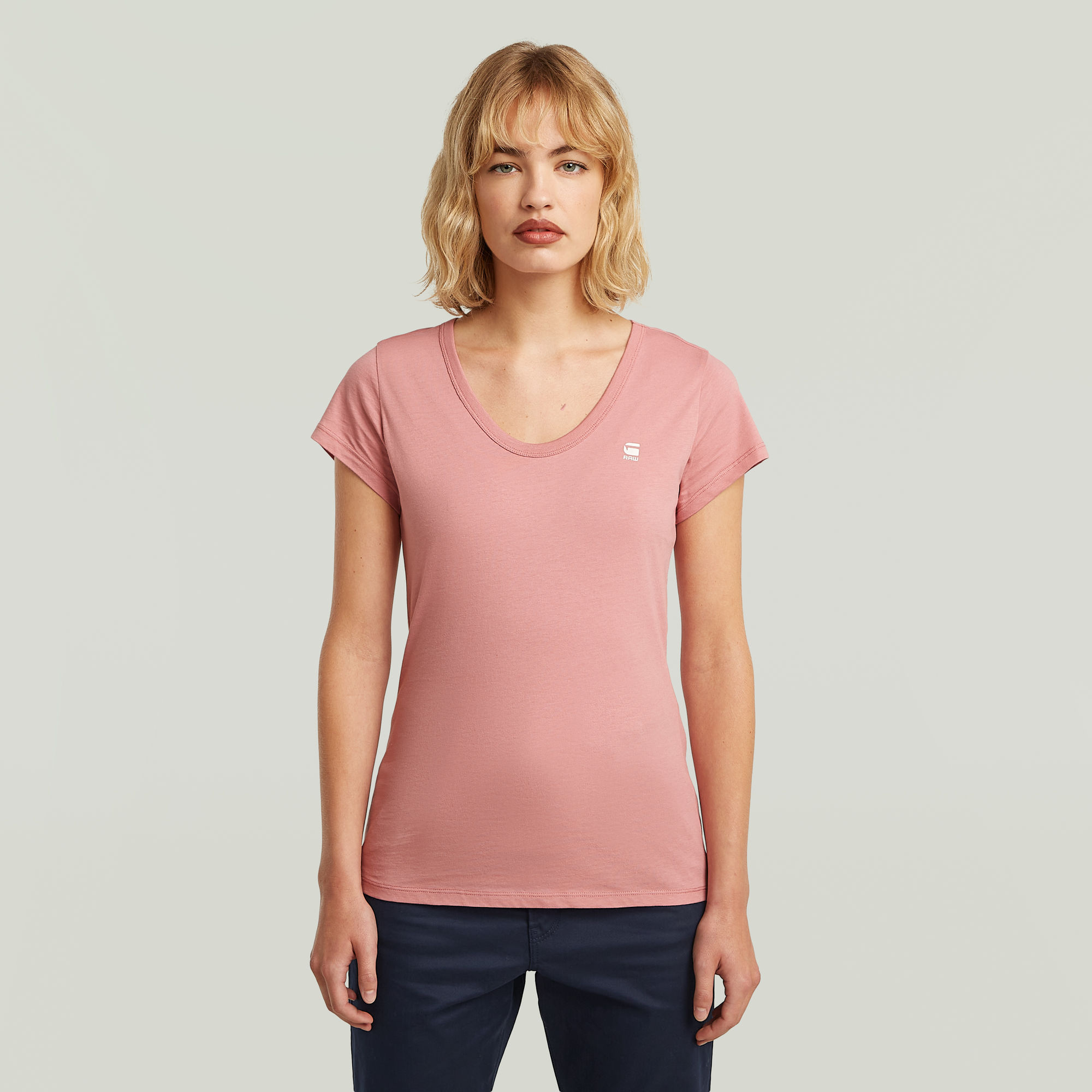 

Slim T-Shirt - Roze - Dames