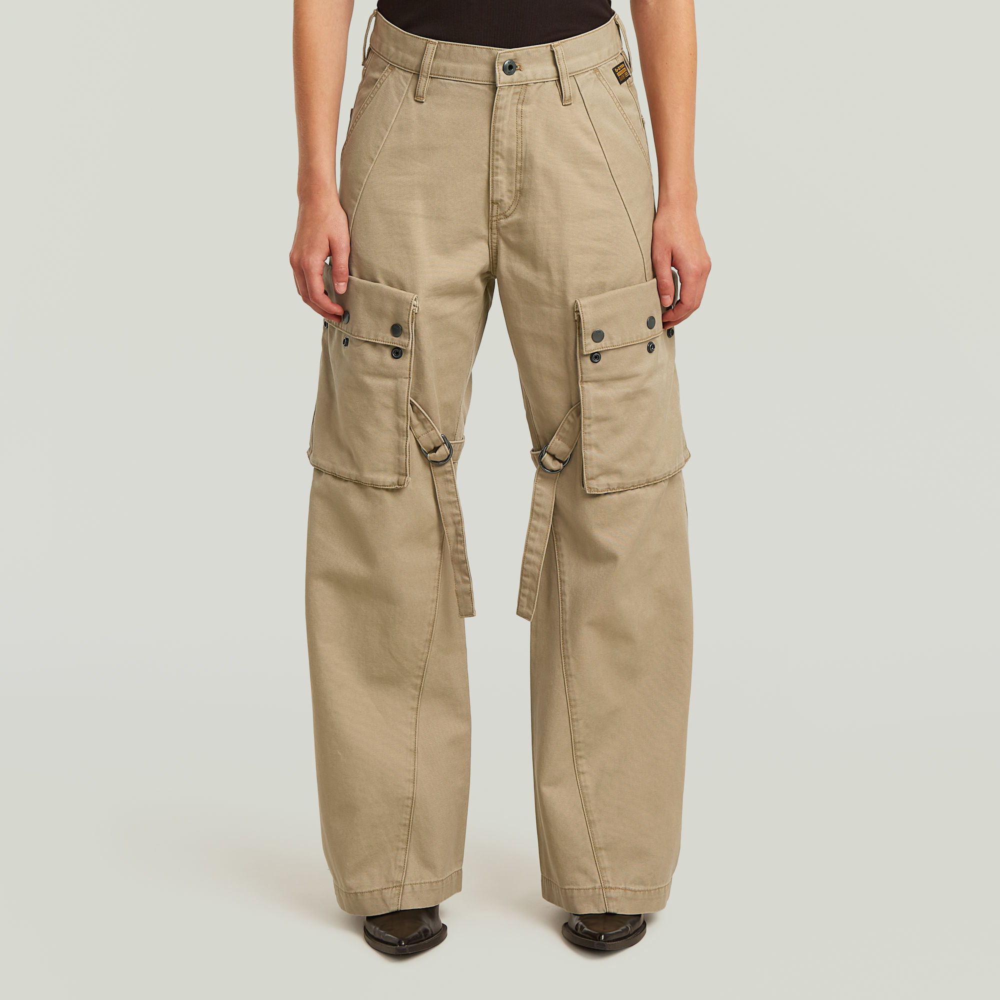 Mega Cargohose - Beige - Damen