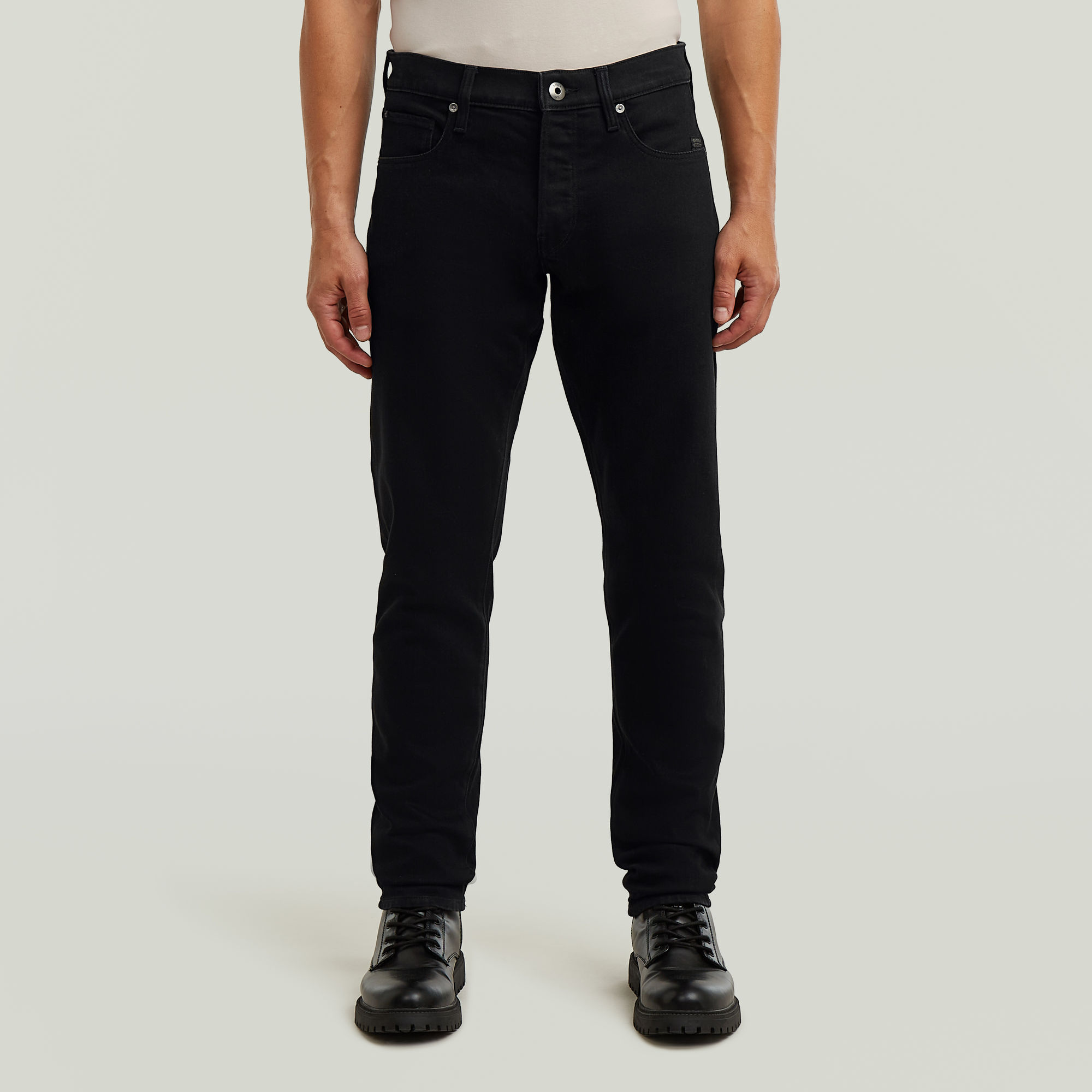 

3301 Regular Tapered Jeans - Schwarz - Herren