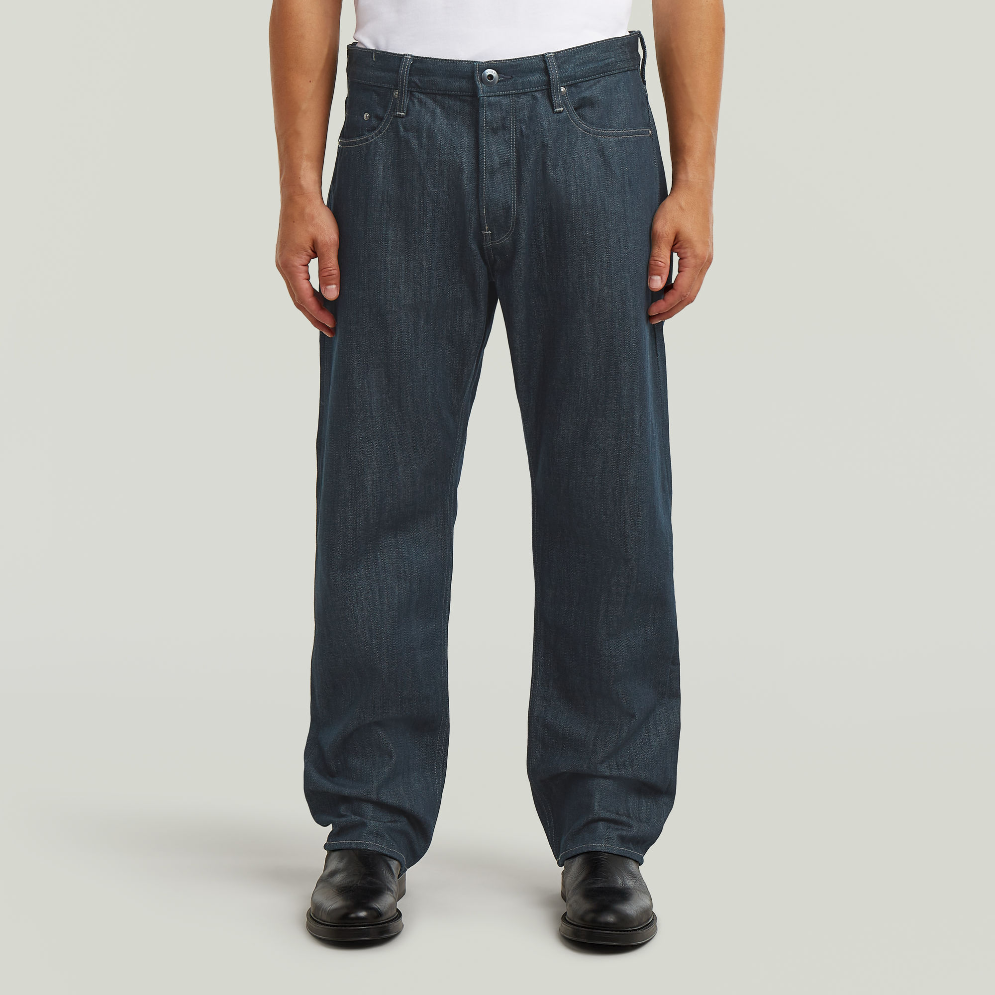

Dakota Regular Straight Neo Raw Jeans - Donkerblauw - Heren