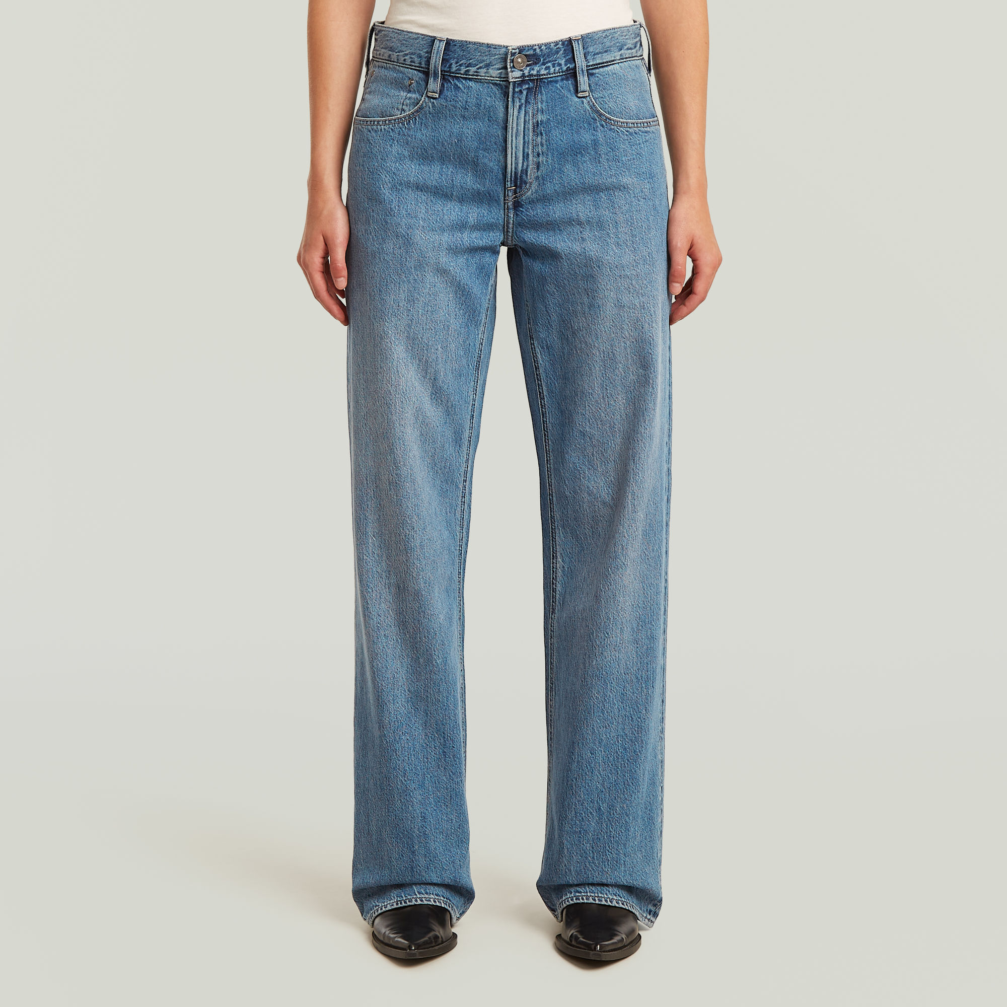G-Star RAW Judee Low Waist Loose Jeans - Midden blauw - Dames