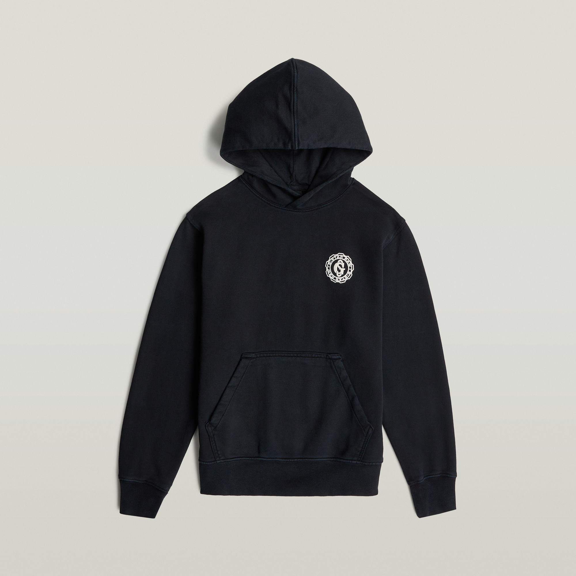 Thumbnail - Boys Bren Hooded Sweatshirt - Dunkelblau - jungen