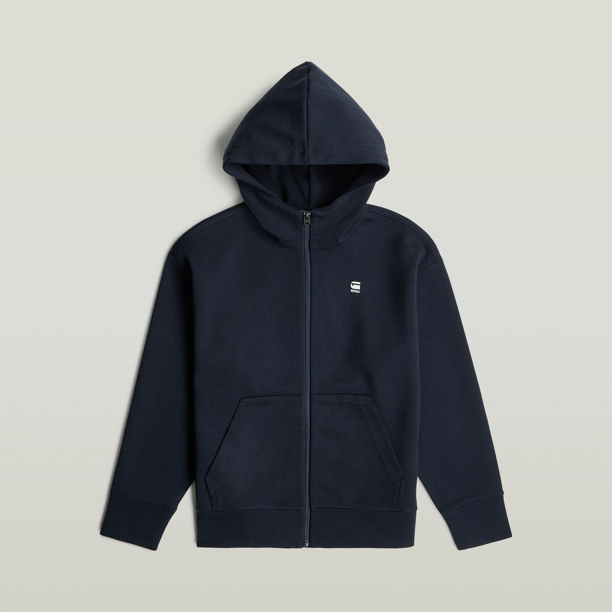 Thumbnail - Boys Wool Hooded Knit Sweatshirt - Dunkelblau - jungen