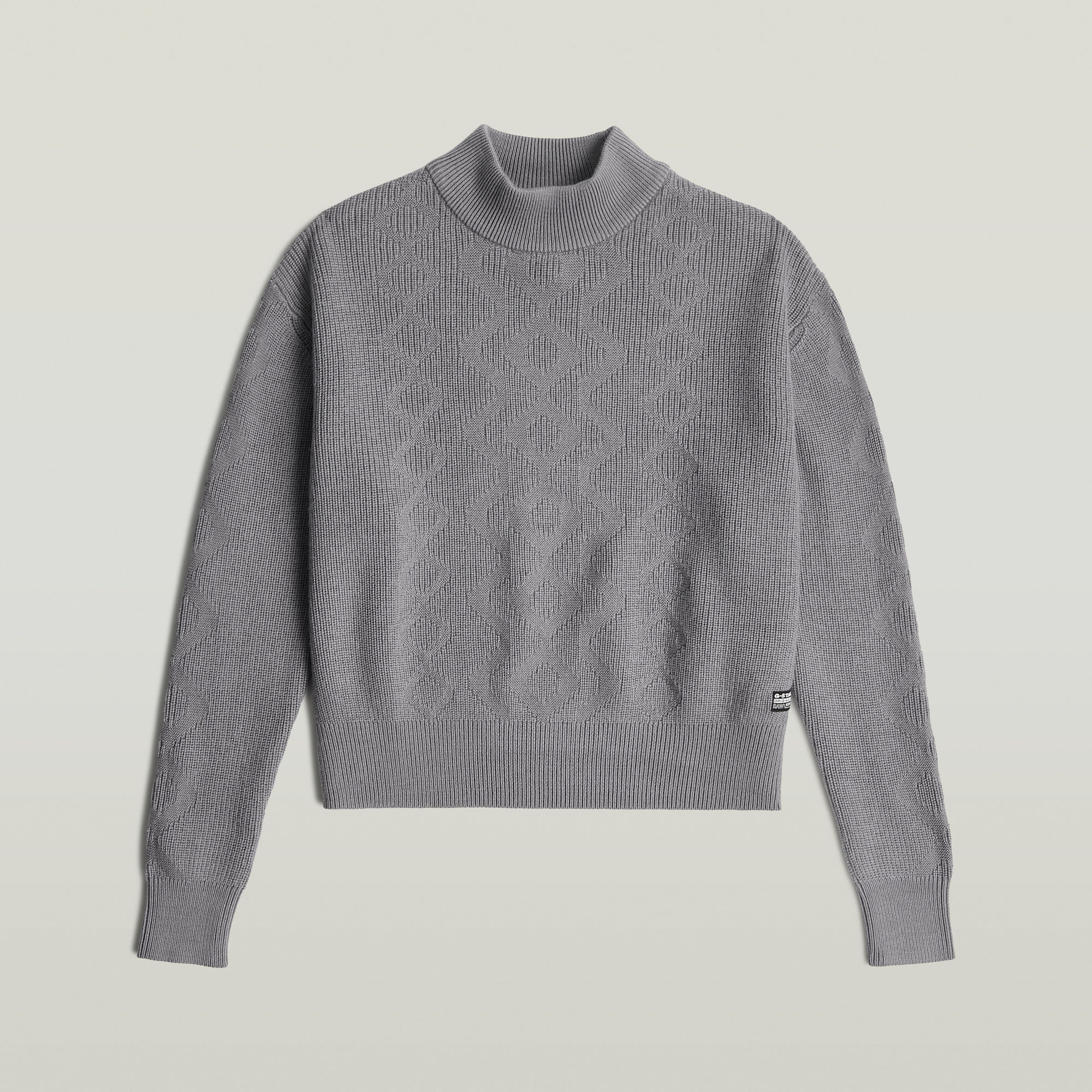 Thumbnail - Girls Modern Cableknit Cardigan - Grau - mädchen