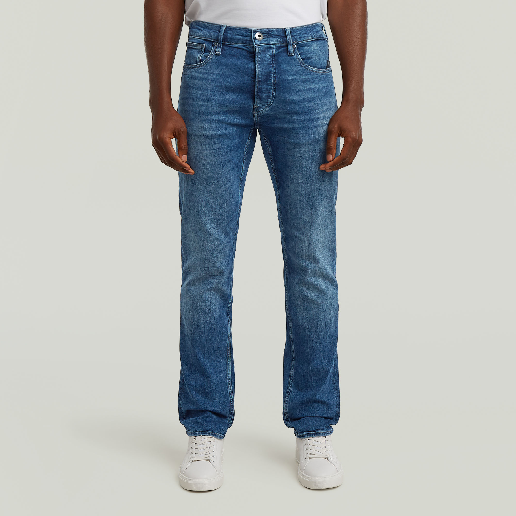 

Streem Slim Straight Jeans - Dark blue - Men