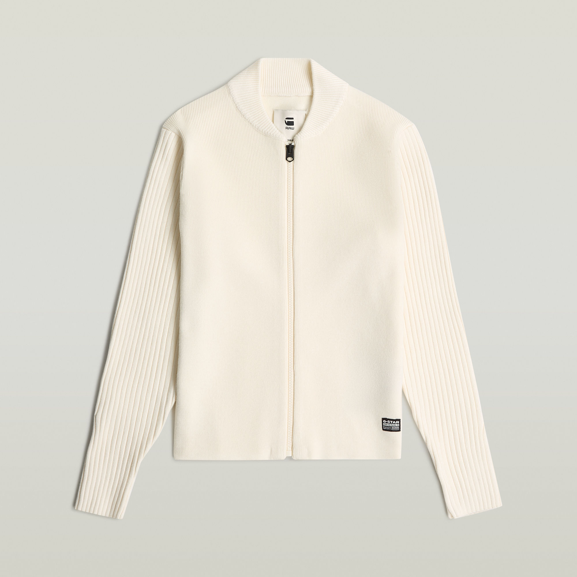 

Trui Hybrid Baseball Full Zip voor meisjes - Wit - meisjes