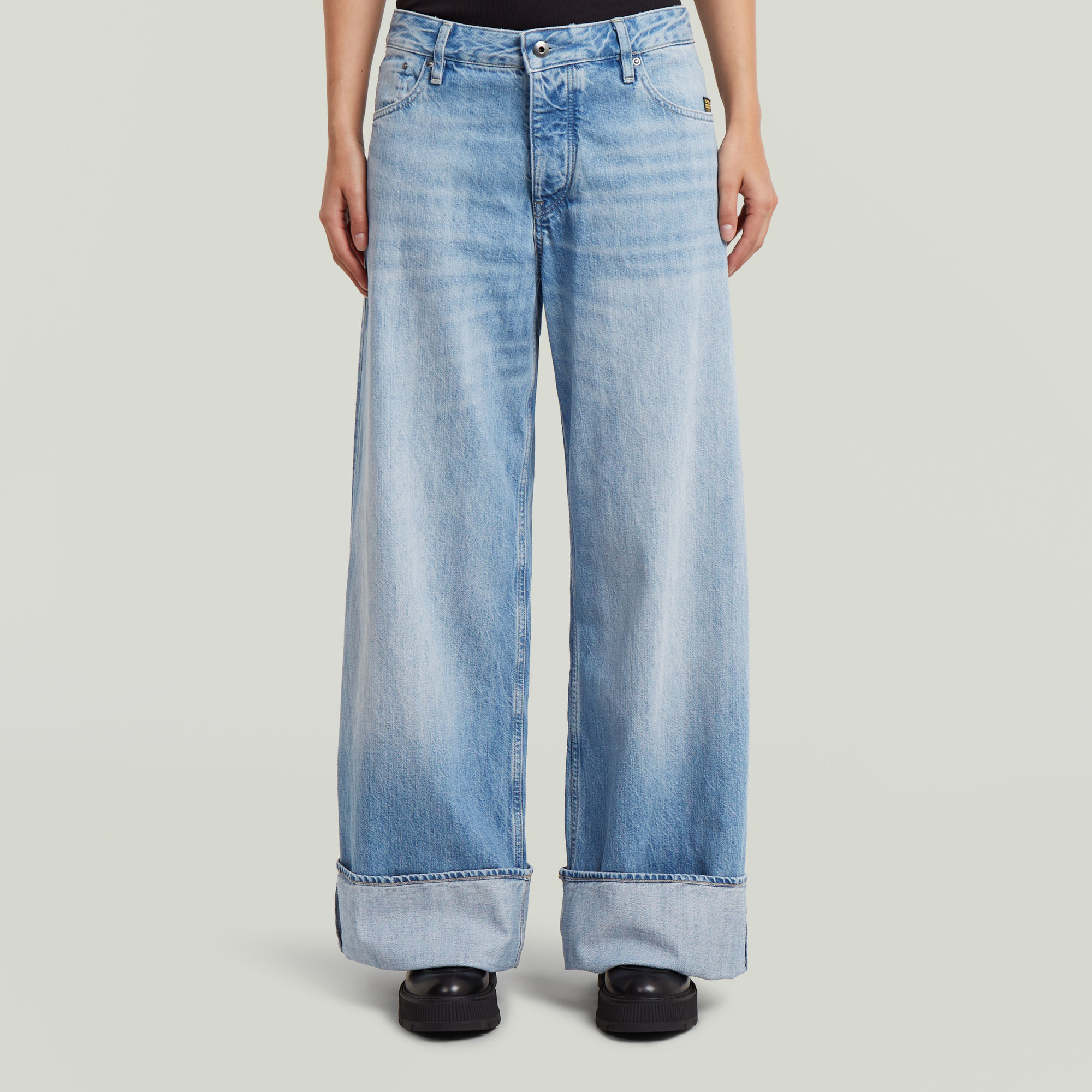 

Roxx Wide Jeans - Midden blauw - Dames