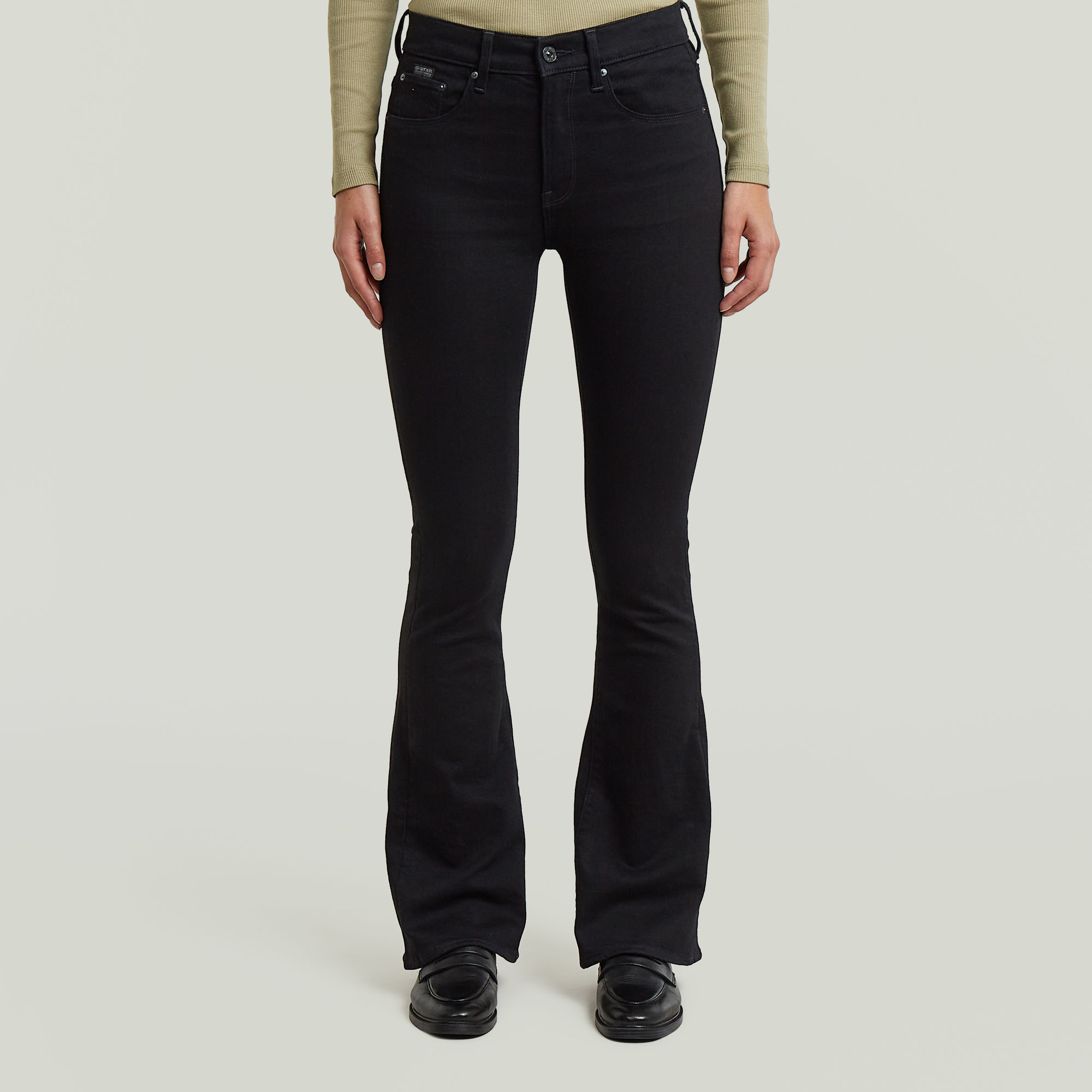 

3301 Flare Jeans - Black - Women