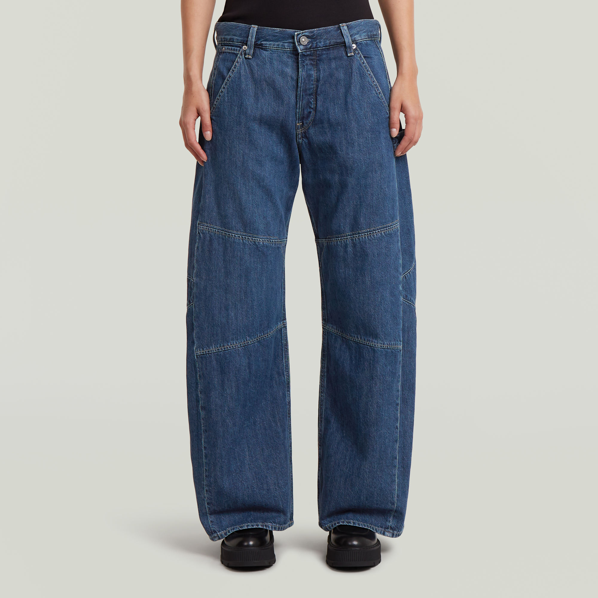 

Bowey Extreme Carpenter Loose Jeans - Dark blue - Women