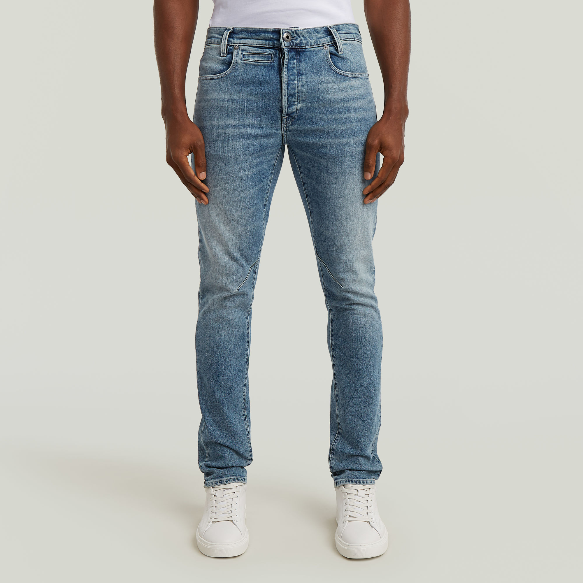 D-Staq 5-Pocket Slim Jeans - Mittelblau - Herren