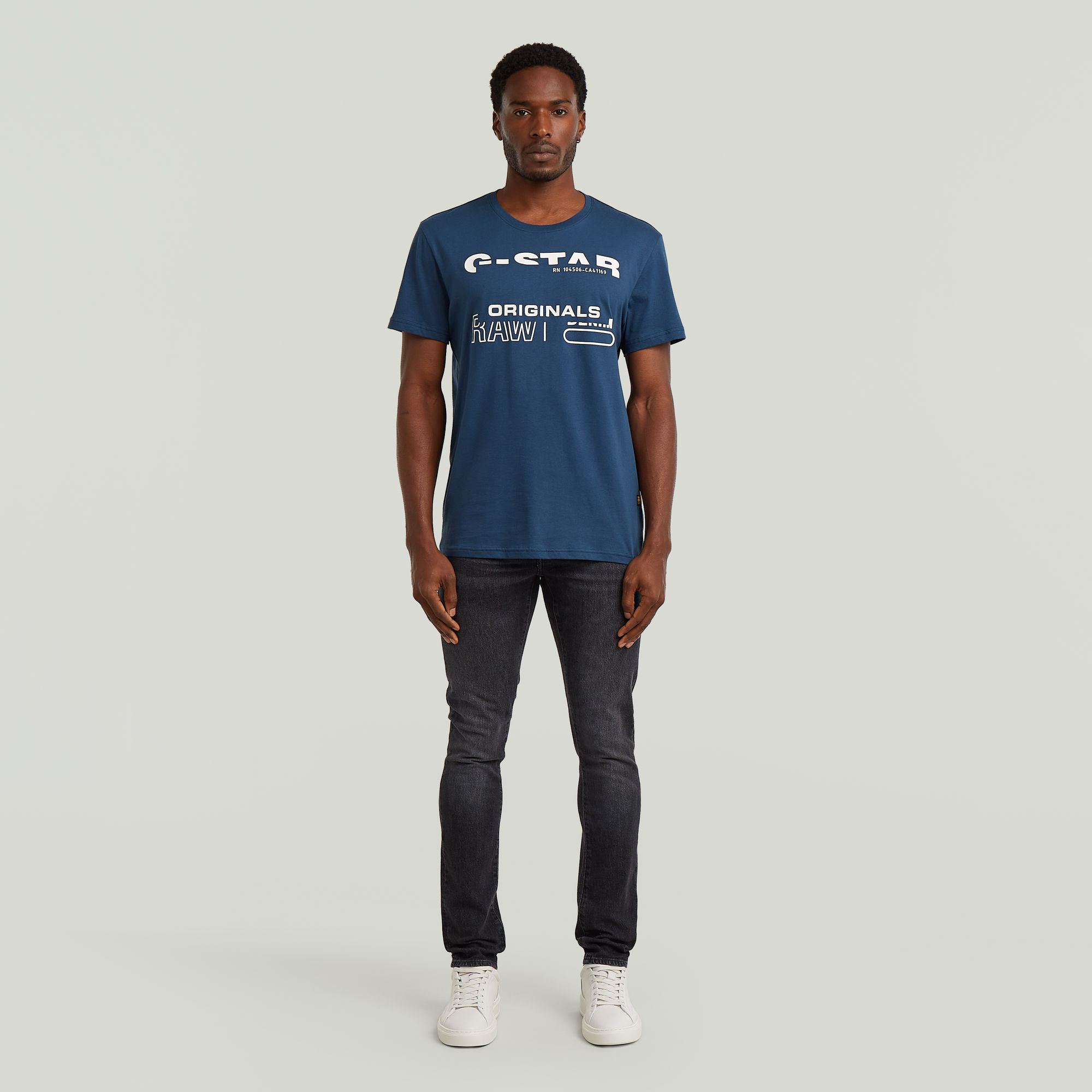 Thumbnail - 3301 Slim Jeans - Grau - Herren