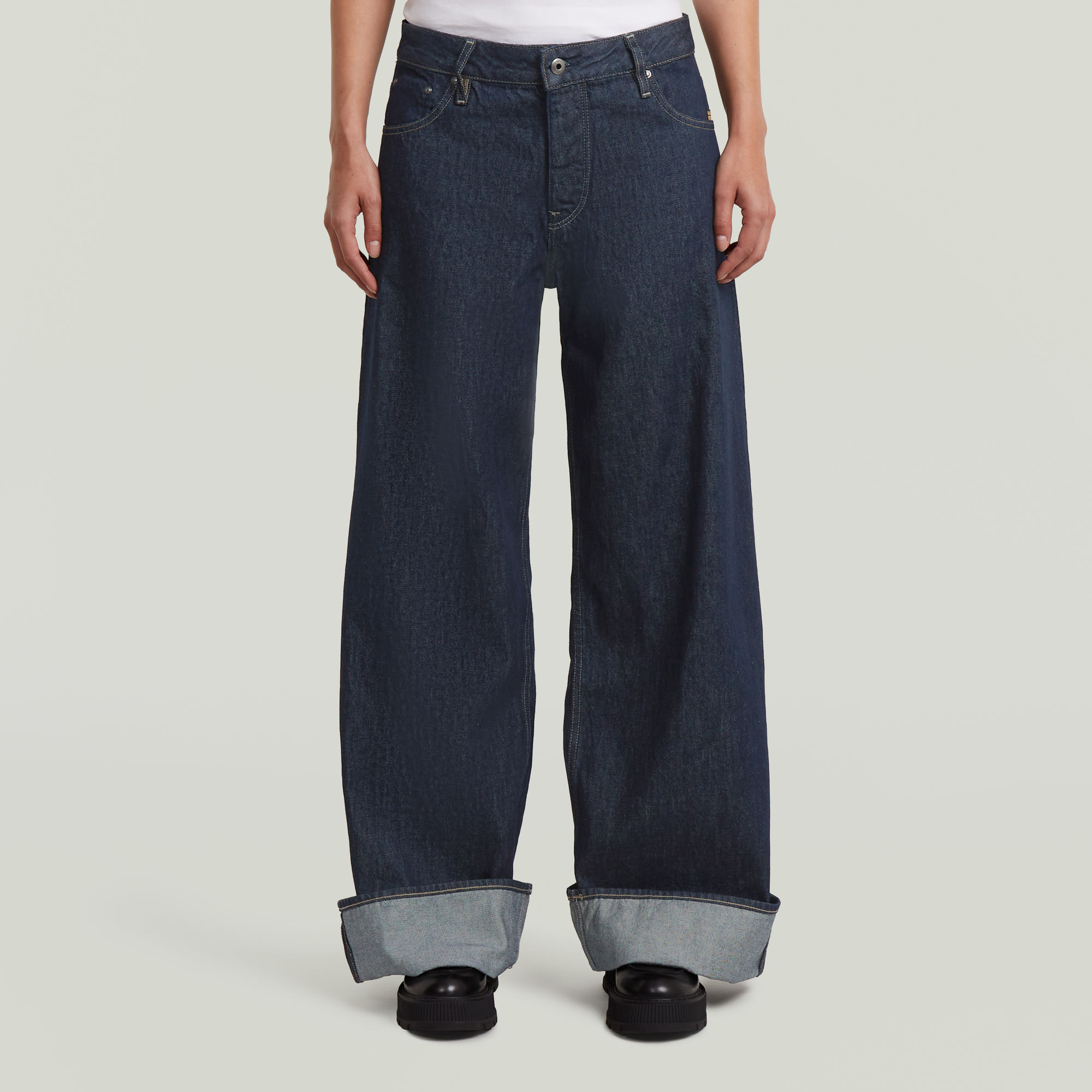 Roxx Wide Jeans - Dunkelblau - Damen