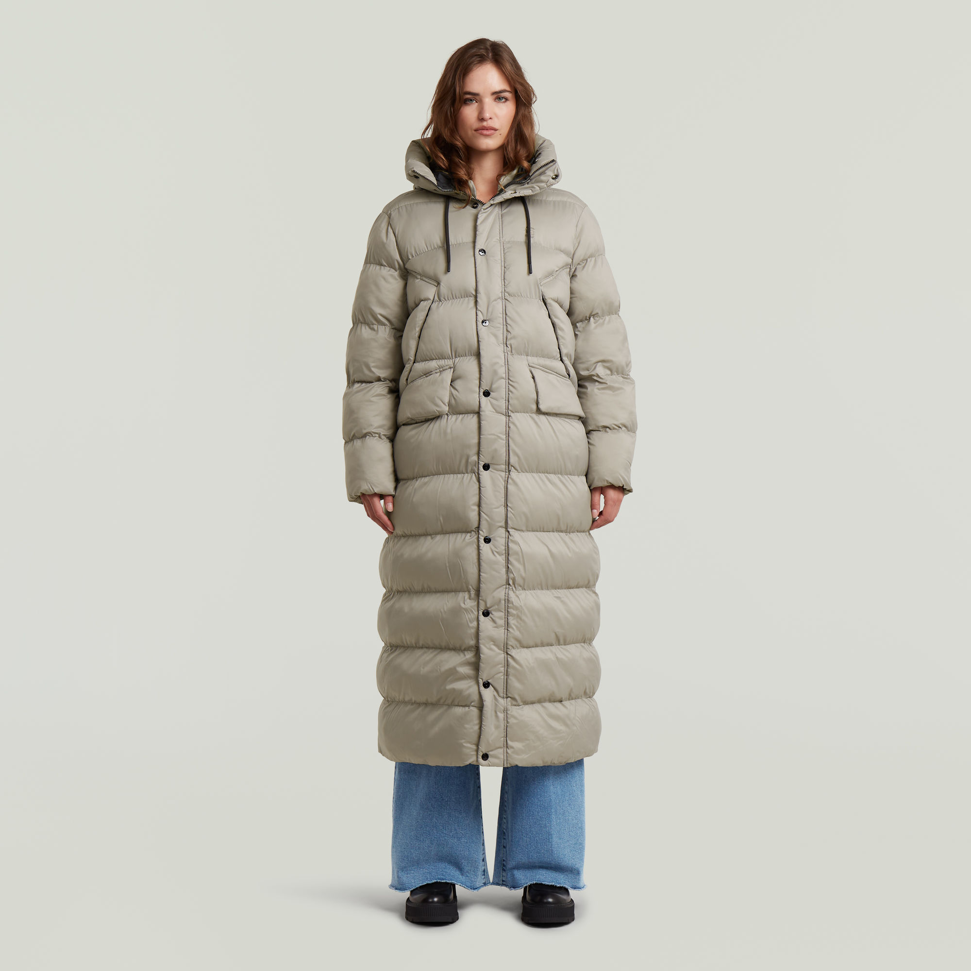 Whistler Long Steppjacke - Beige - Damen