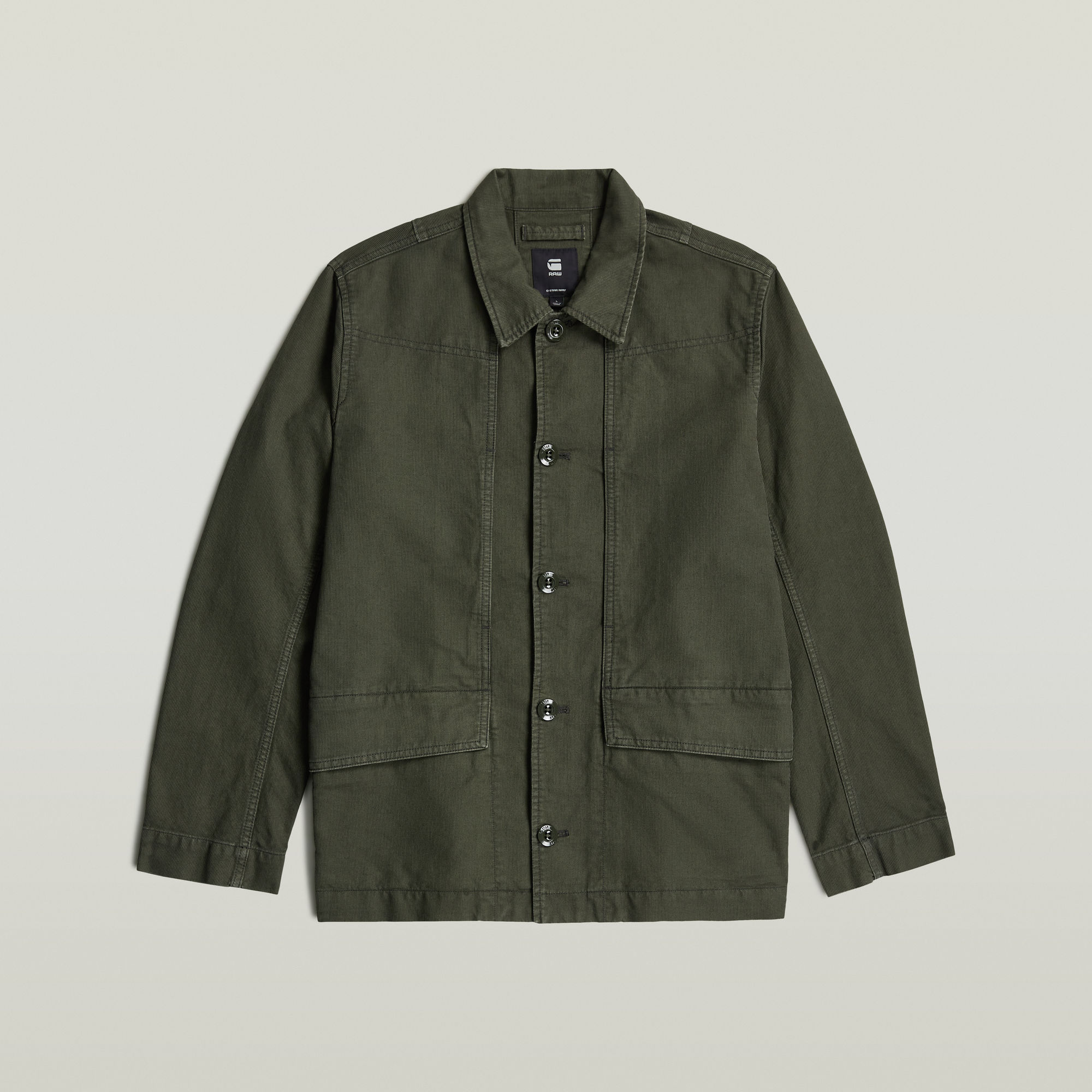 Thumbnail - 4 Pocket Overshirt - Grau - Herren