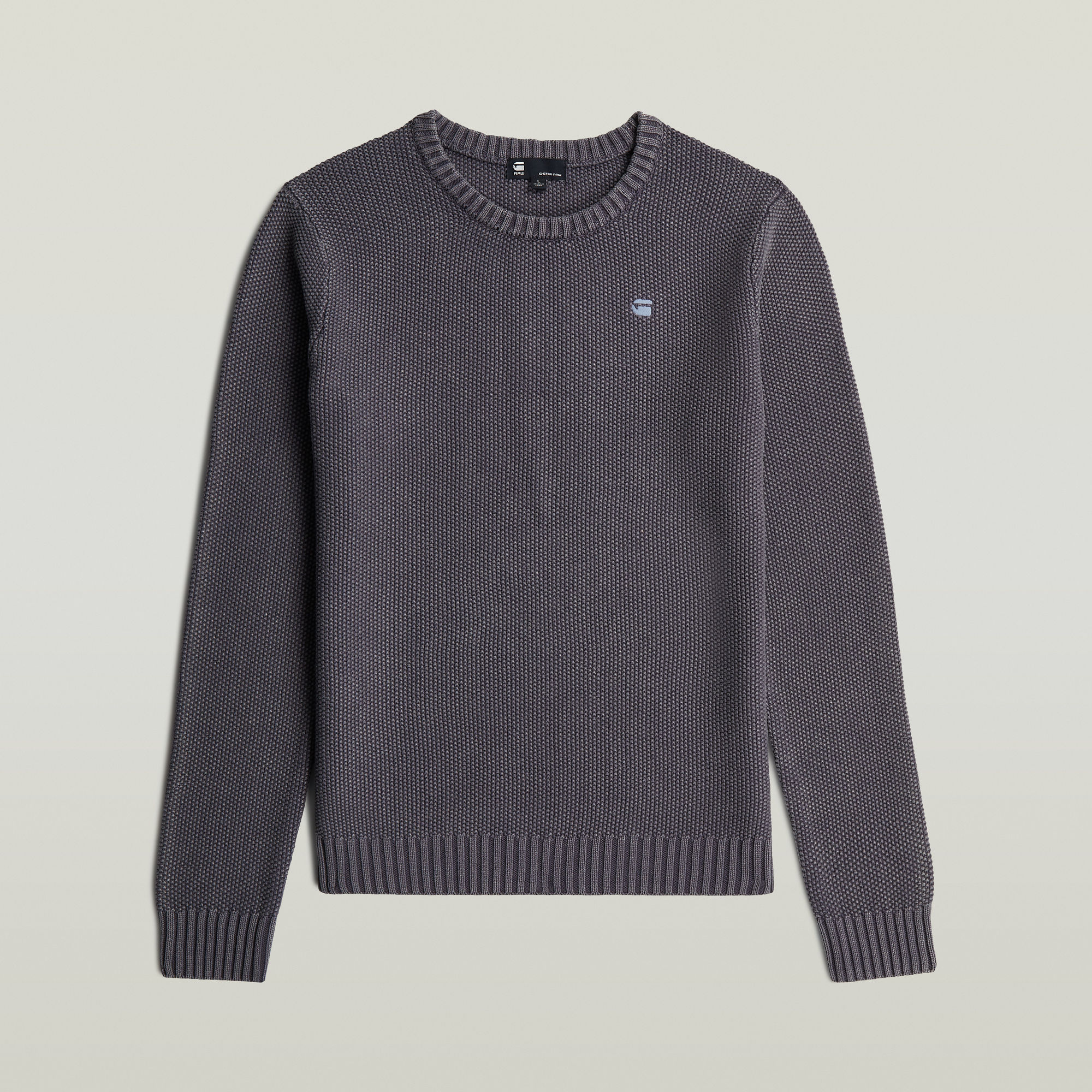 

Garment Dyed Structure Knit - Dunkelblau - Herren