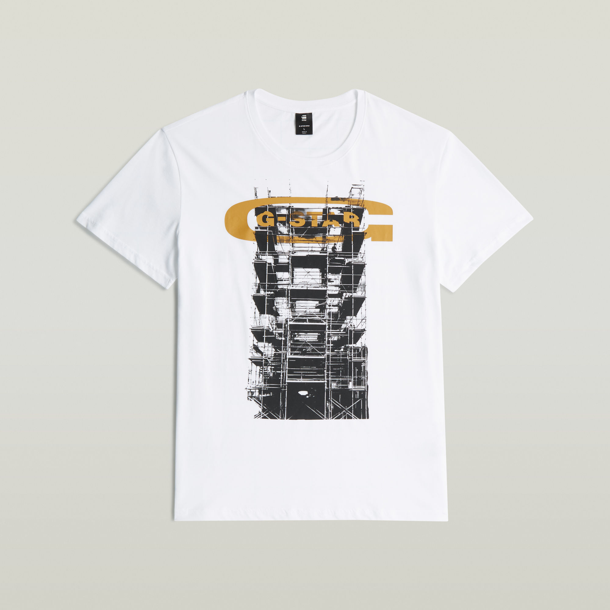Building Graphic T-Shirt - Weiß - Herren
