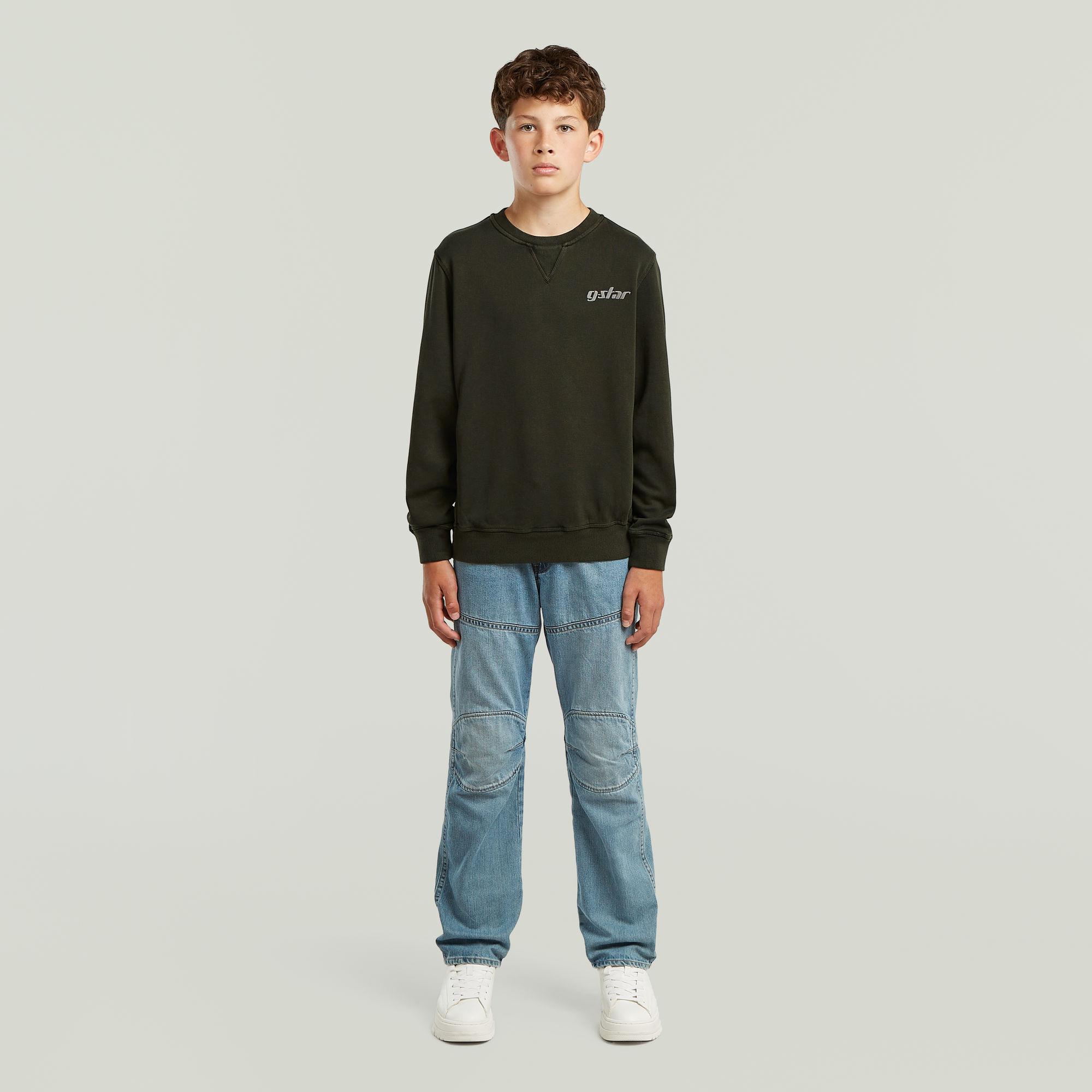 Thumbnail - Boys Premium Core Sweatshirt - Grün - jungen