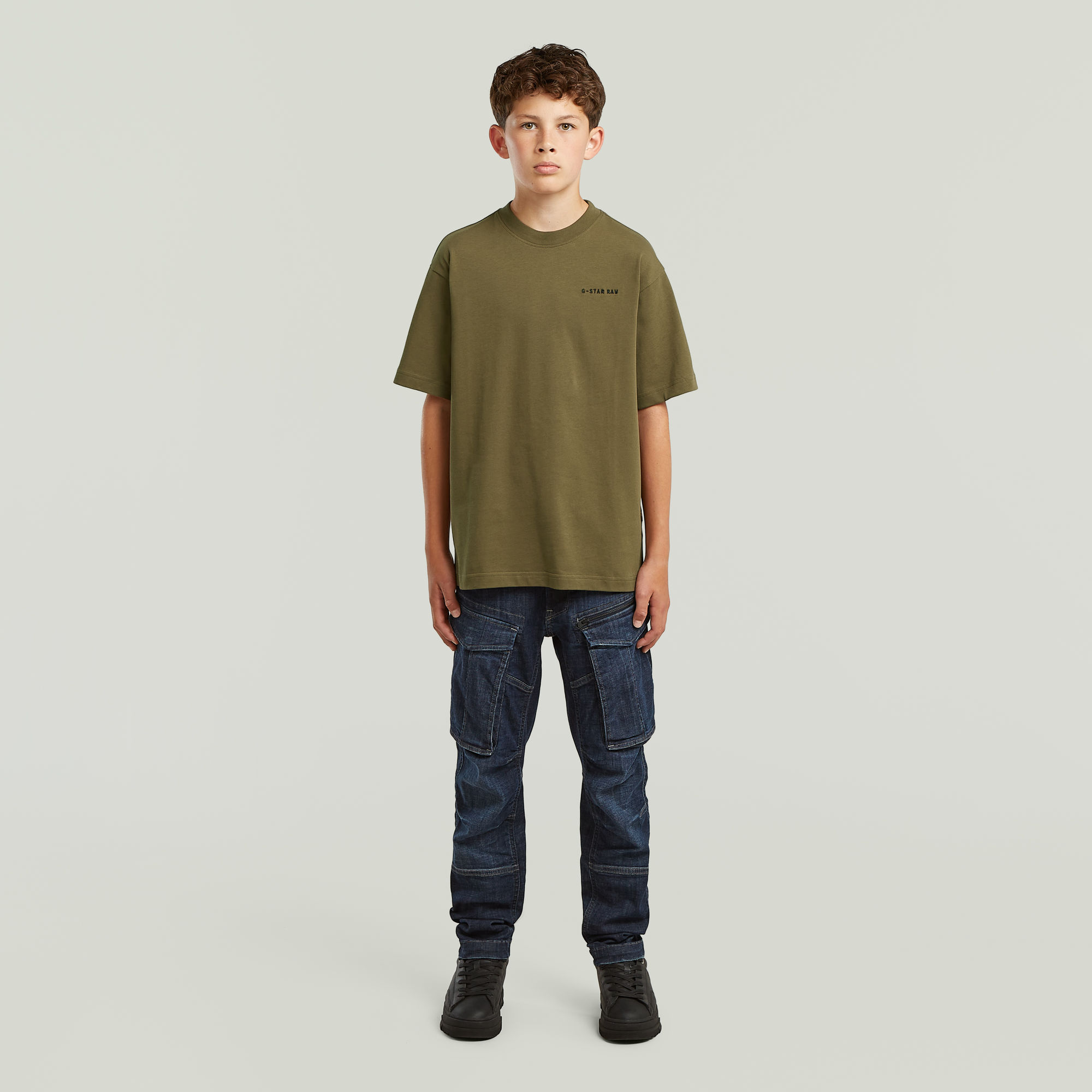 Thumbnail - Boys Oversized T-Shirt - Grün - jungen