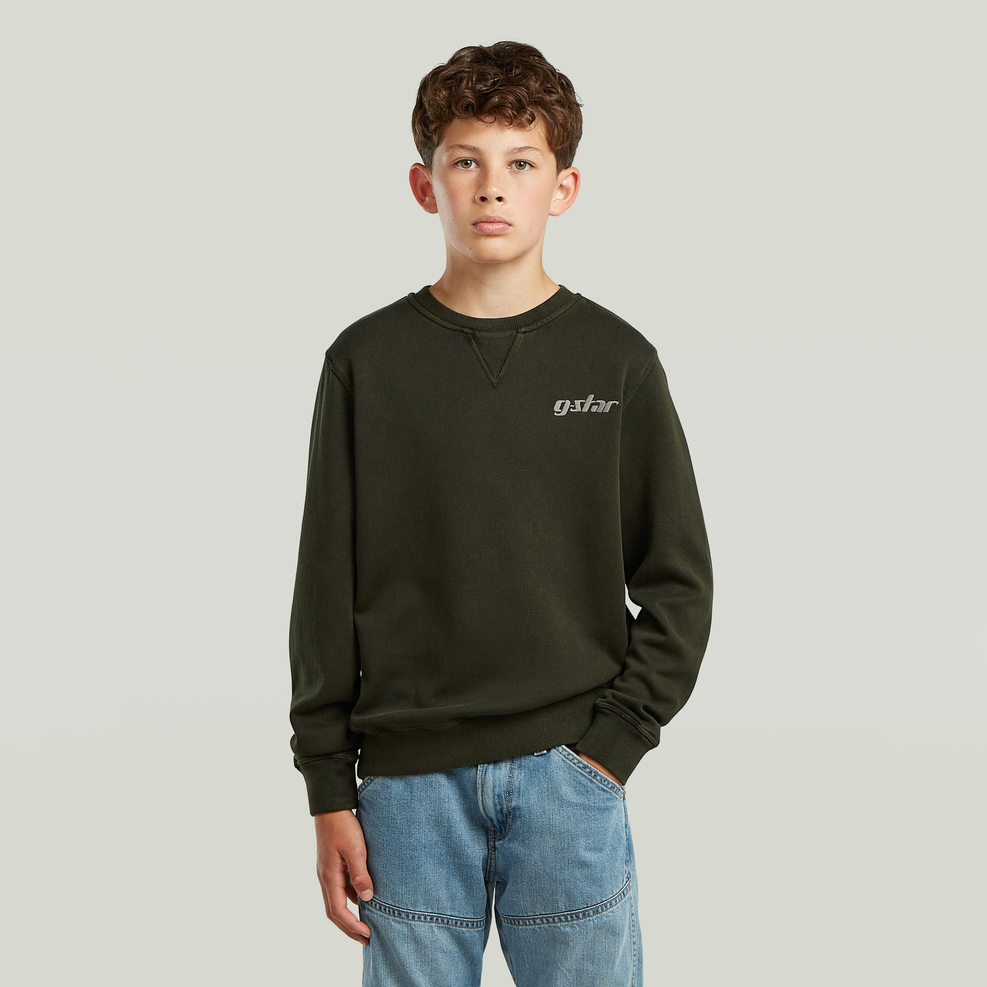 Boys Premium Core Sweatshirt - Grün - jungen