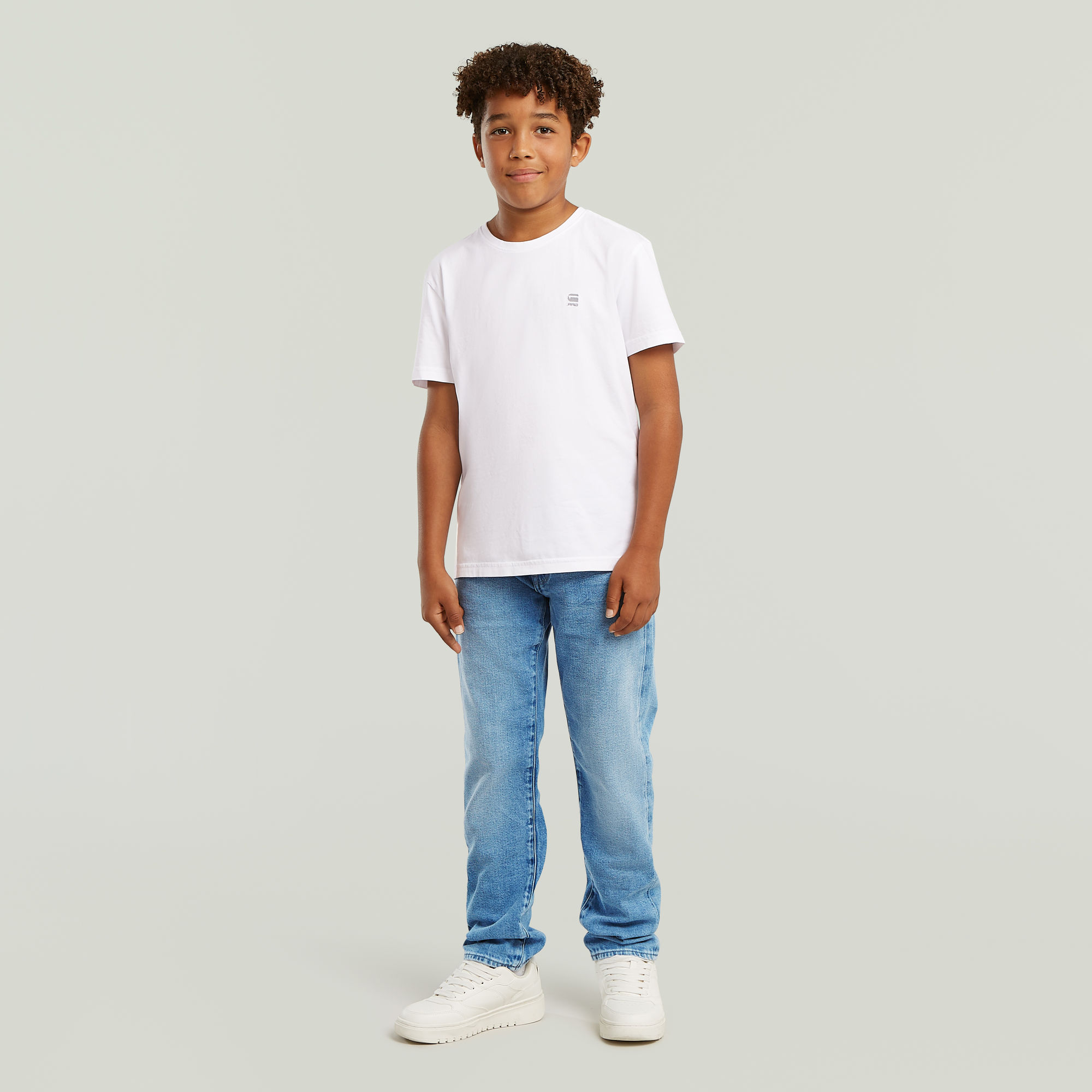 Thumbnail - Boys Base T-Shirt - Weiß - jungen