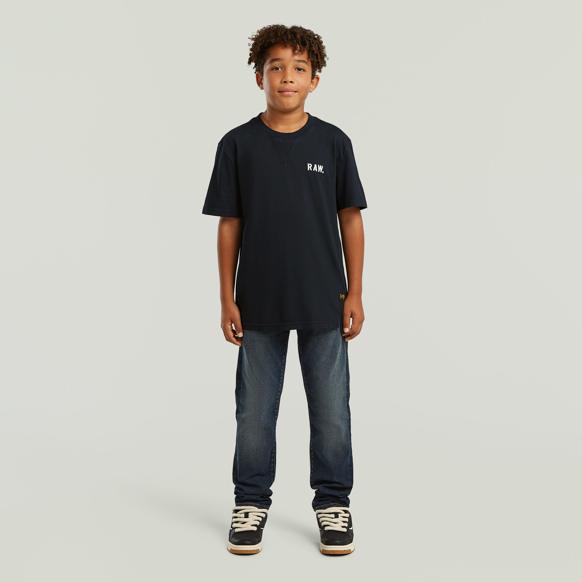 Thumbnail - Boys Nifous T-Shirt - Dunkelblau - jungen