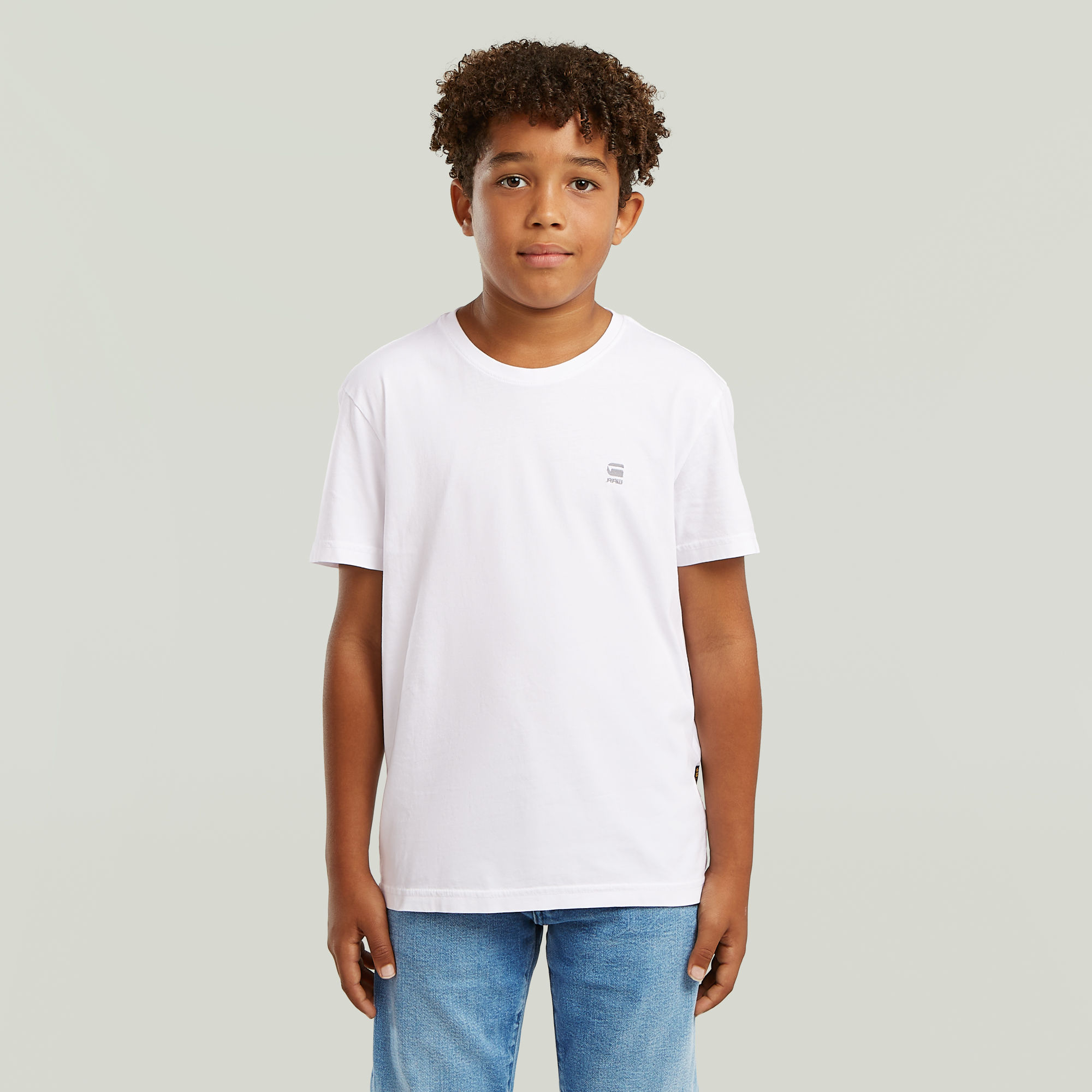 Boys Base T-Shirt - Weiß - jungen