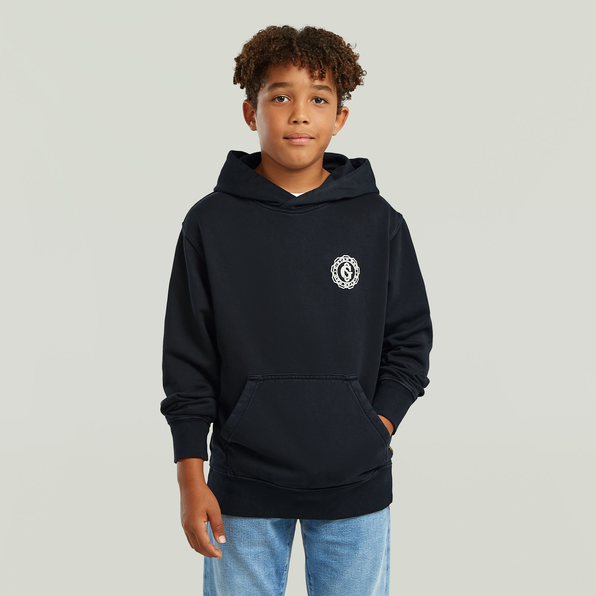 

Bren Hooded Sweater voor jongens - Donkerblauw - jongens