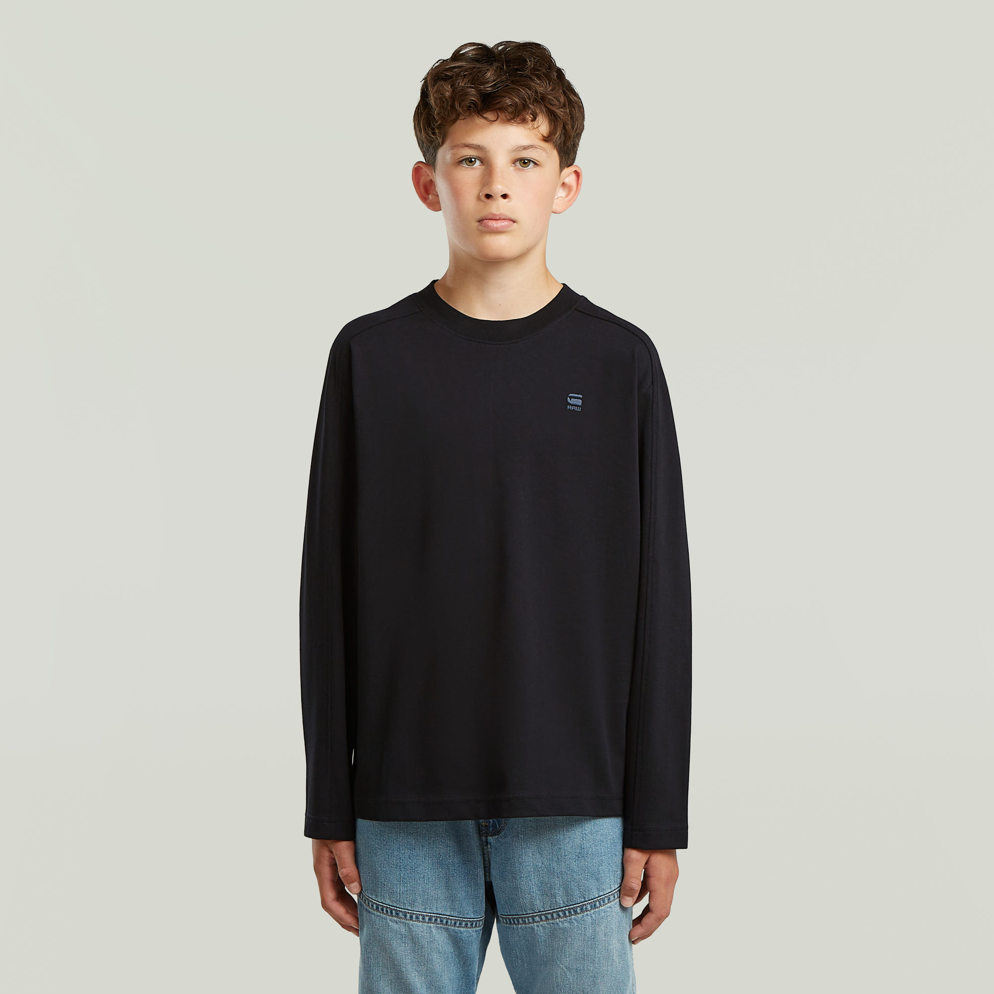 Boys Interst Boxy T-Shirt - Schwarz - jungen
