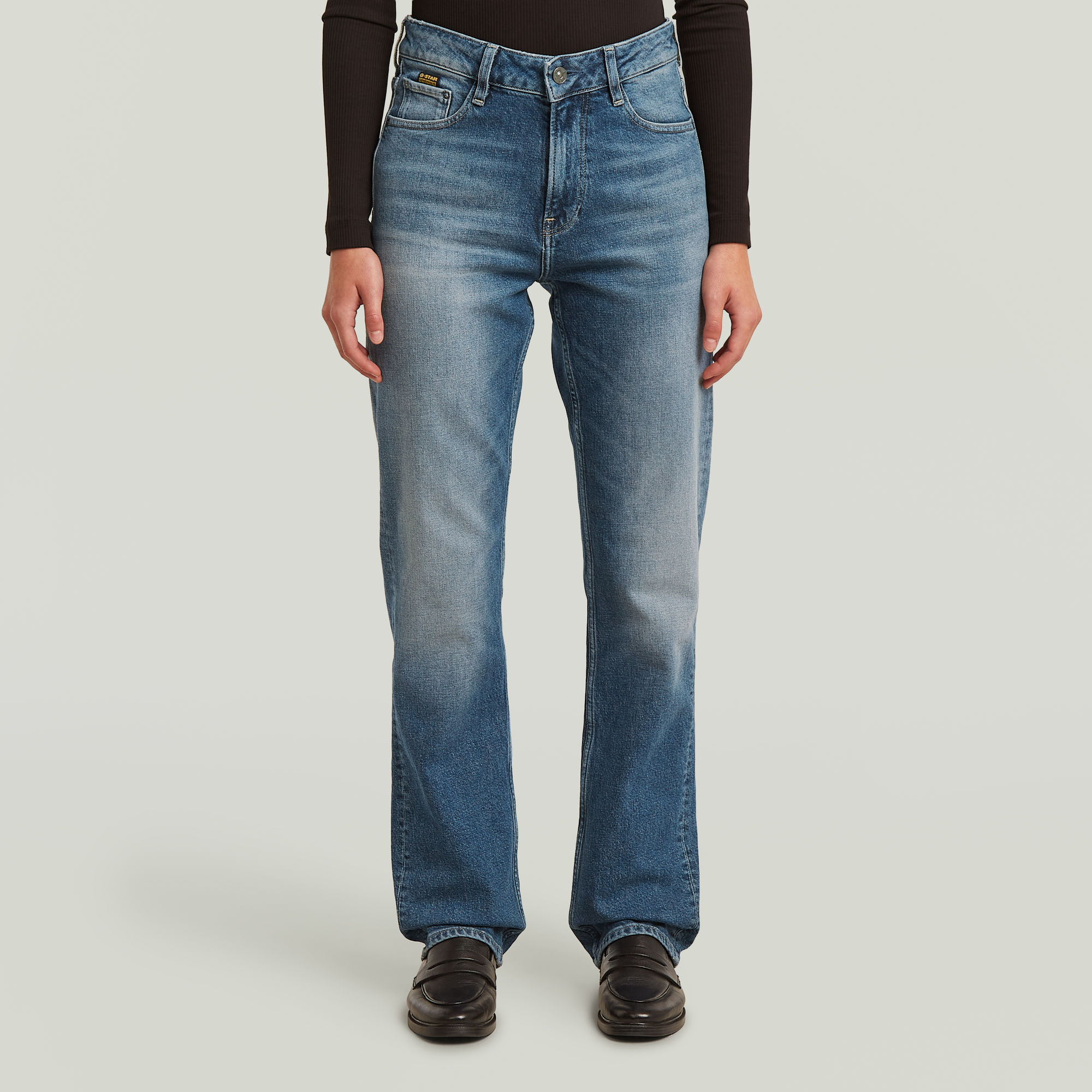 

Iggie Straight Jeans - faded antalya blue - Women