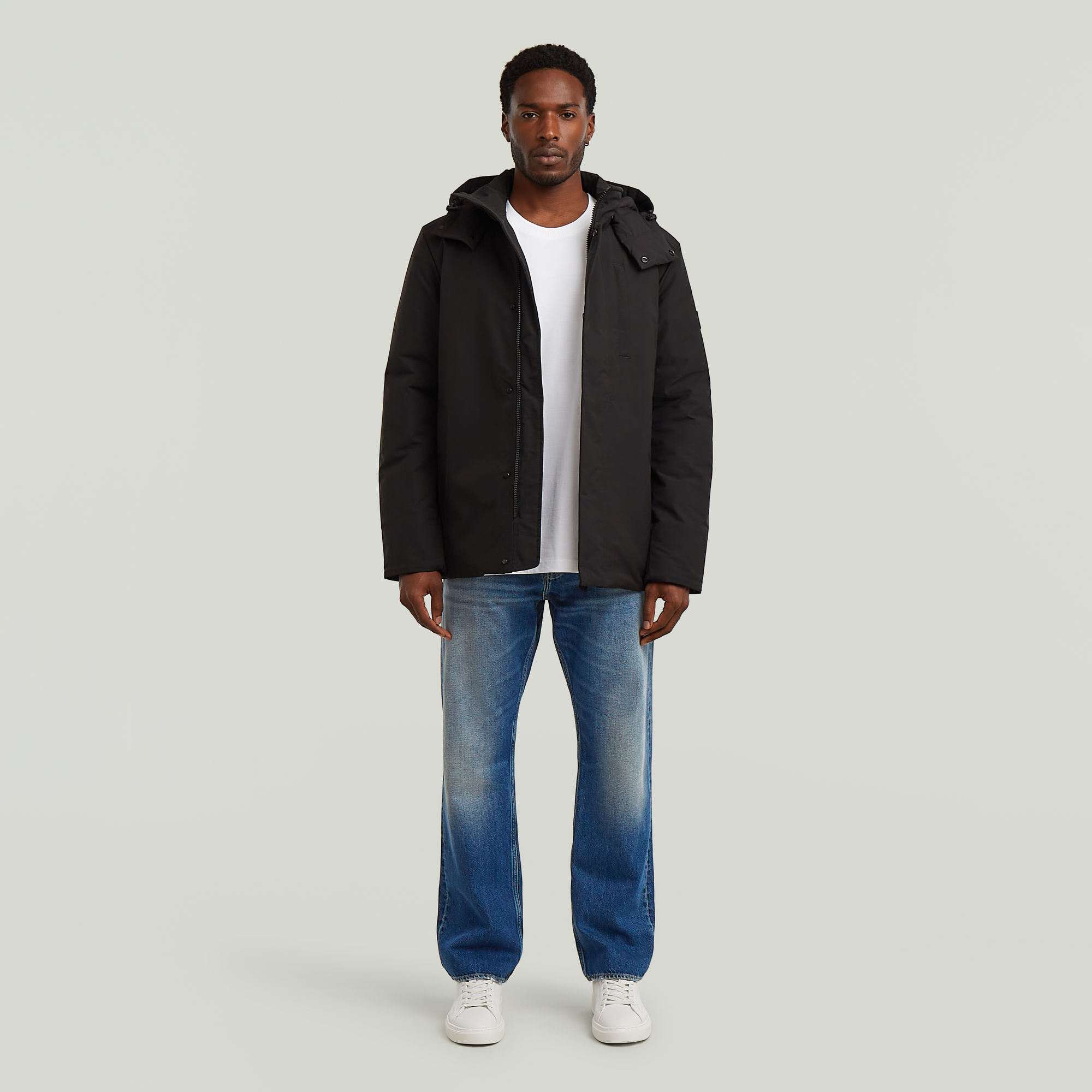 Thumbnail - Dakota Regular Straight Jeans - Mittelblau - Herren