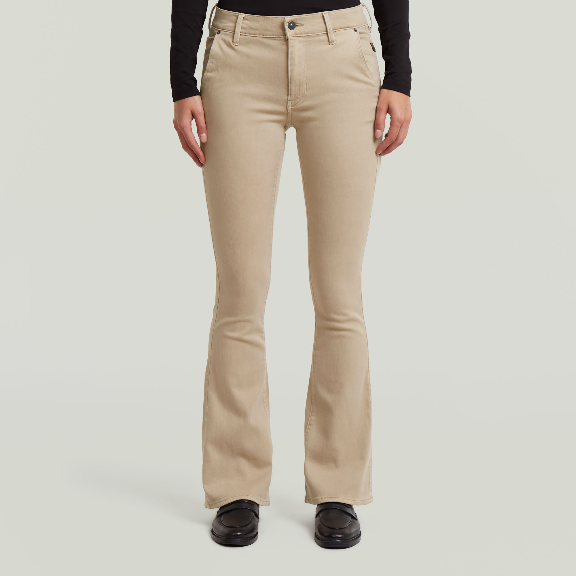 Chino 3301 Flare - Beige - Femmes - G-Star RAW - Modalova