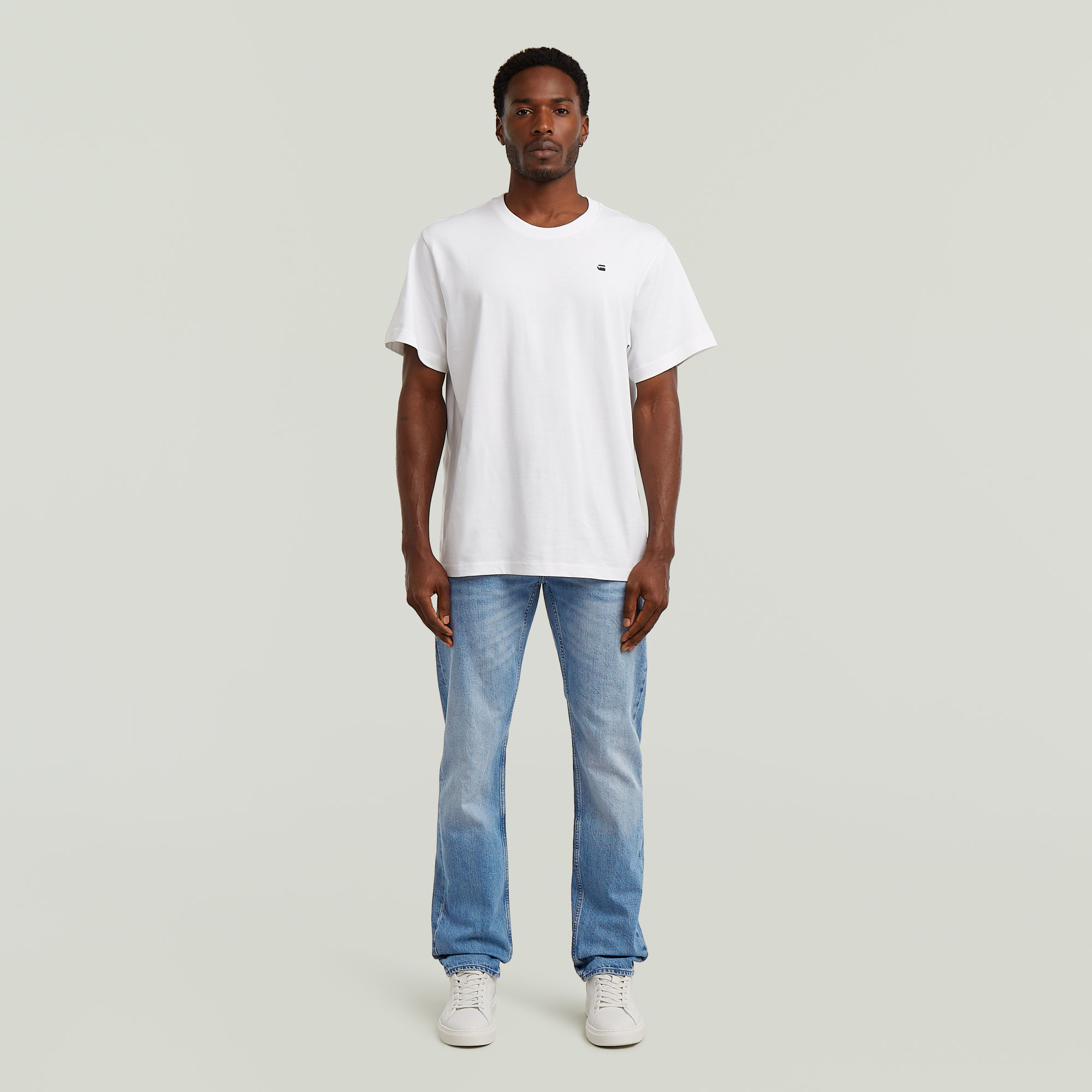 Thumbnail - Streem Slim Tapered Jeans - Mittelblau - Herren