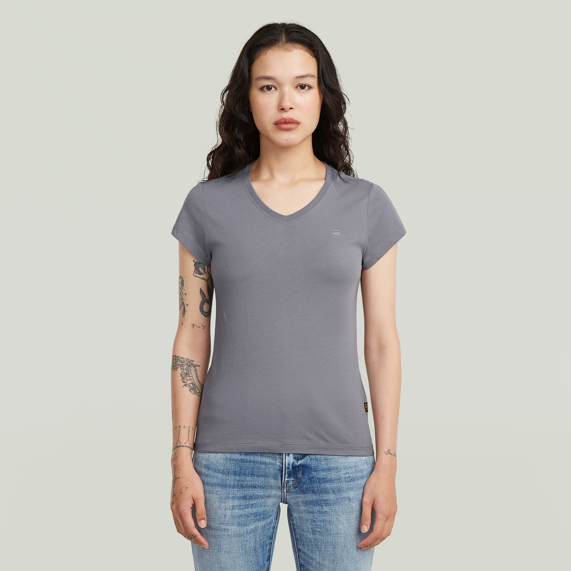 

Eyben Slim V 2.0 T-Shirt - Grijs - Dames