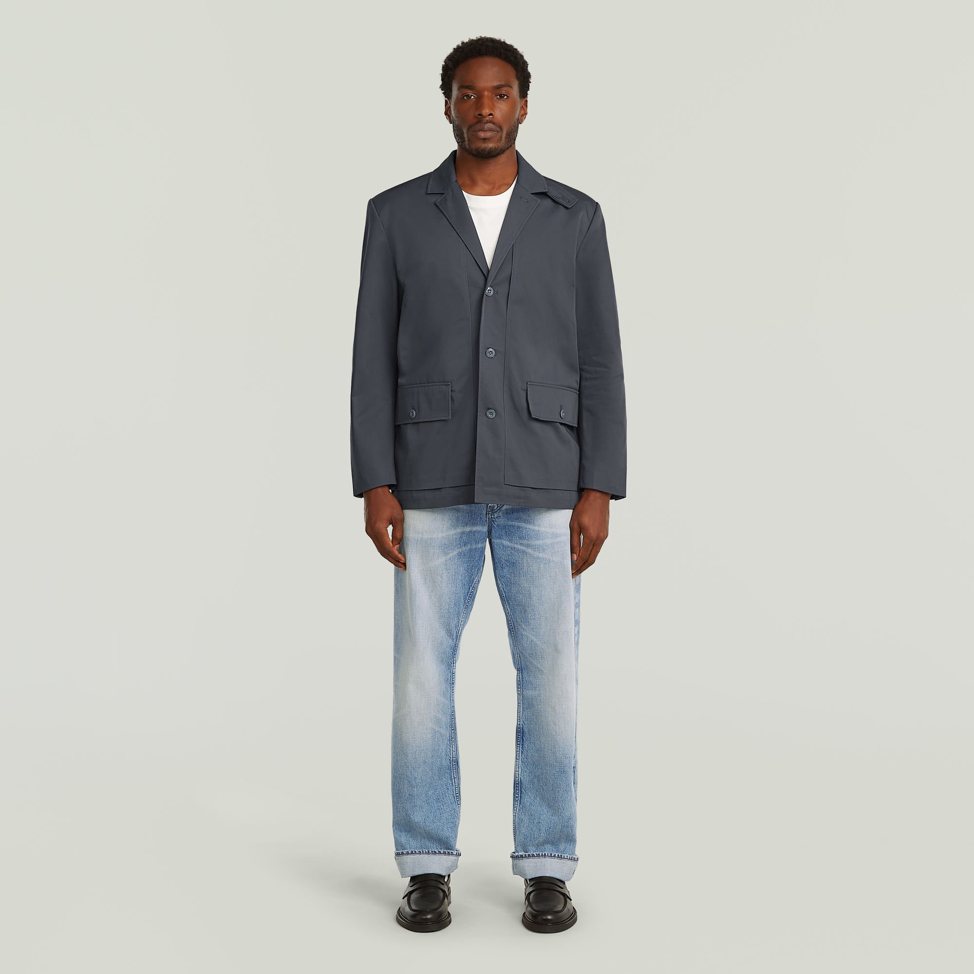 Thumbnail - 4 Pocket Blazer - Dunkelblau - Herren