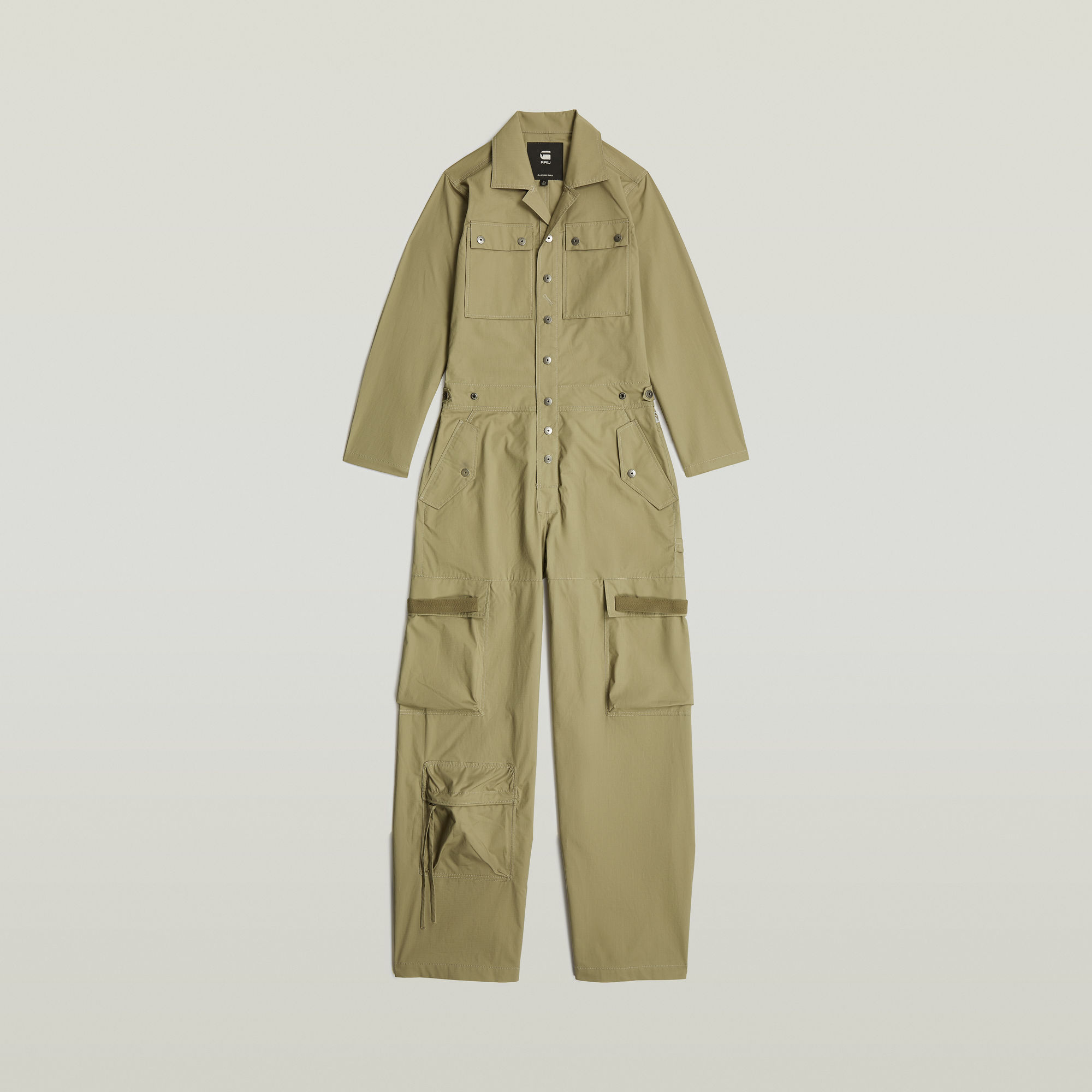Thumbnail - Cargo Jumpsuit - Grün - Damen