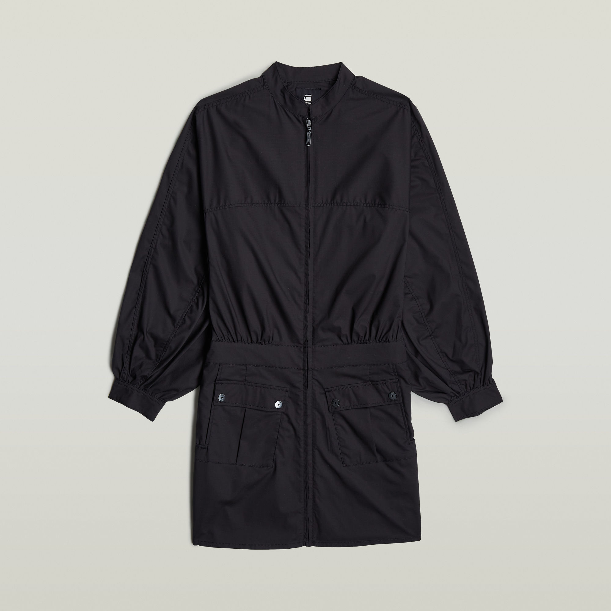 Thumbnail - Macro Balloon Dress - Schwarz - Damen