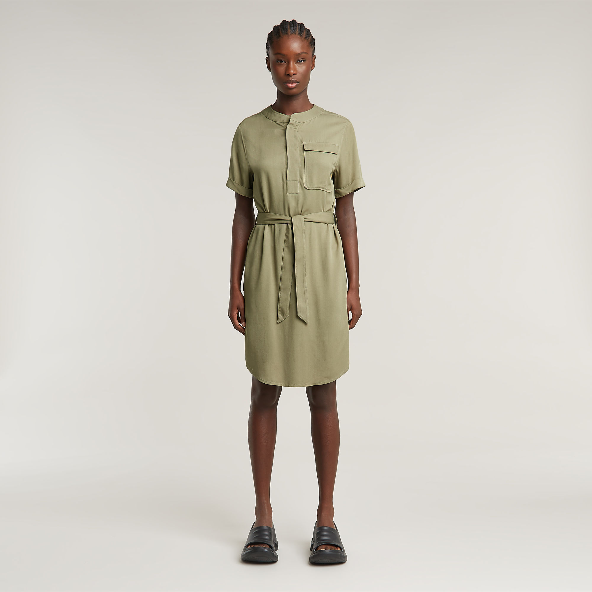 

Jurk Belted - Groen - Dames