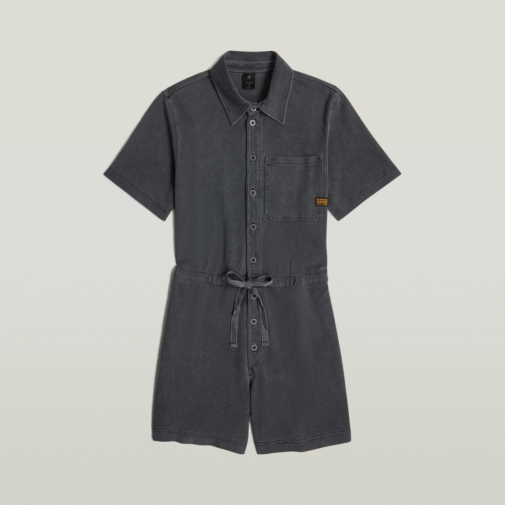 Thumbnail - Easy Short Jumpsuit - Schwarz - Damen