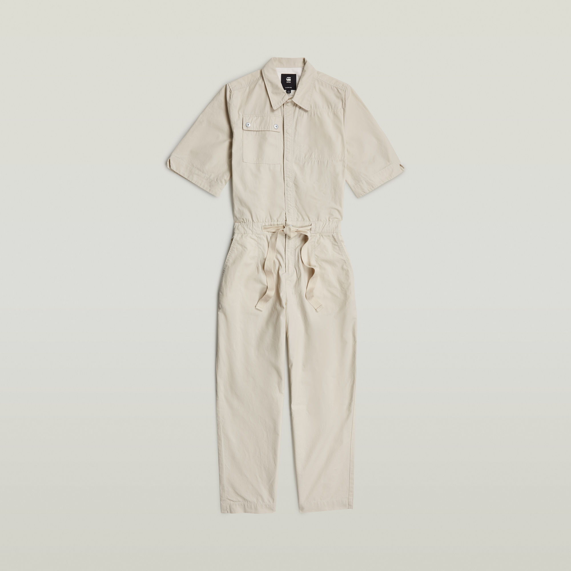 Thumbnail - Army Jumpsuit - Weiß - Damen