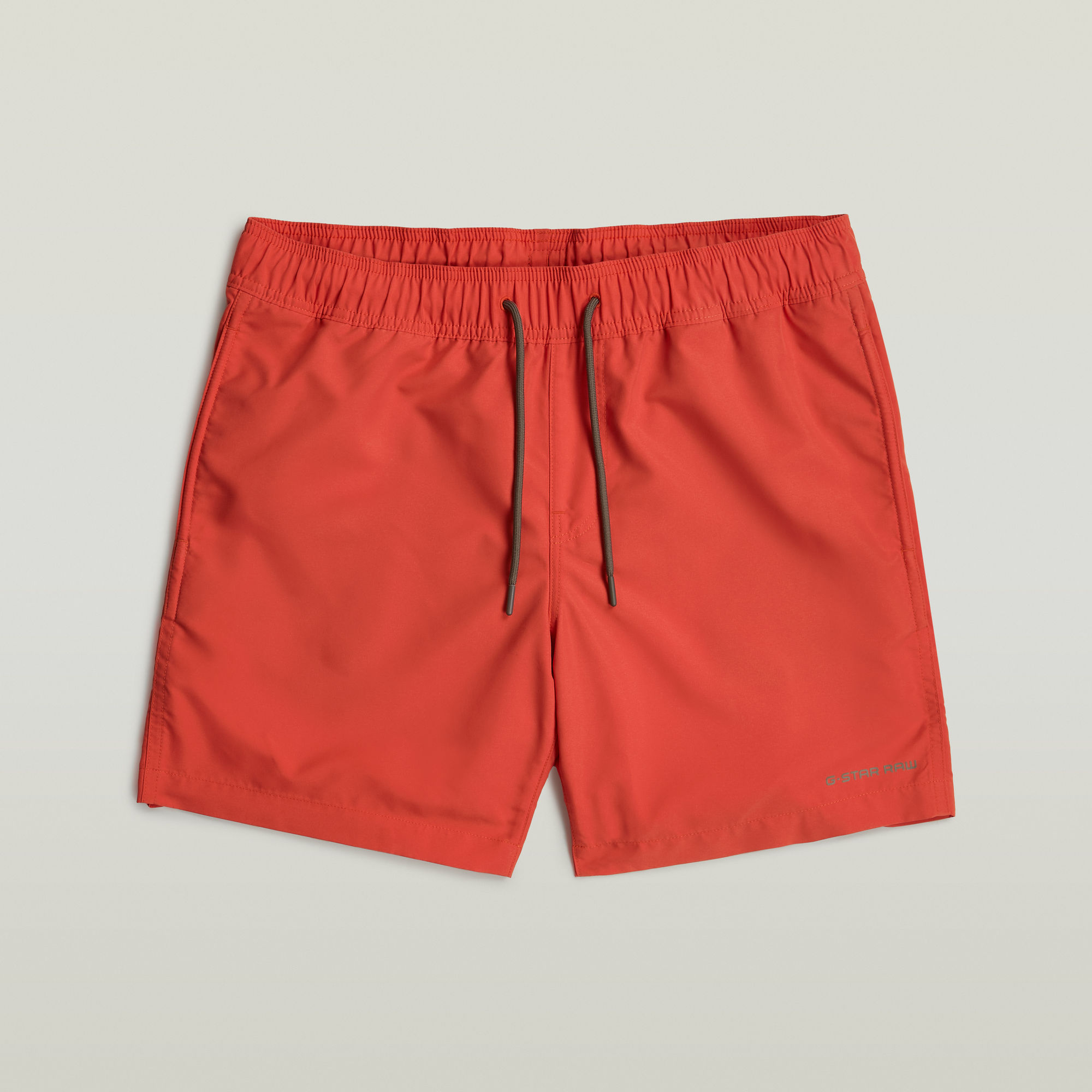 Thumbnail - Dirik Solid Badeshorts - Rot - Herren