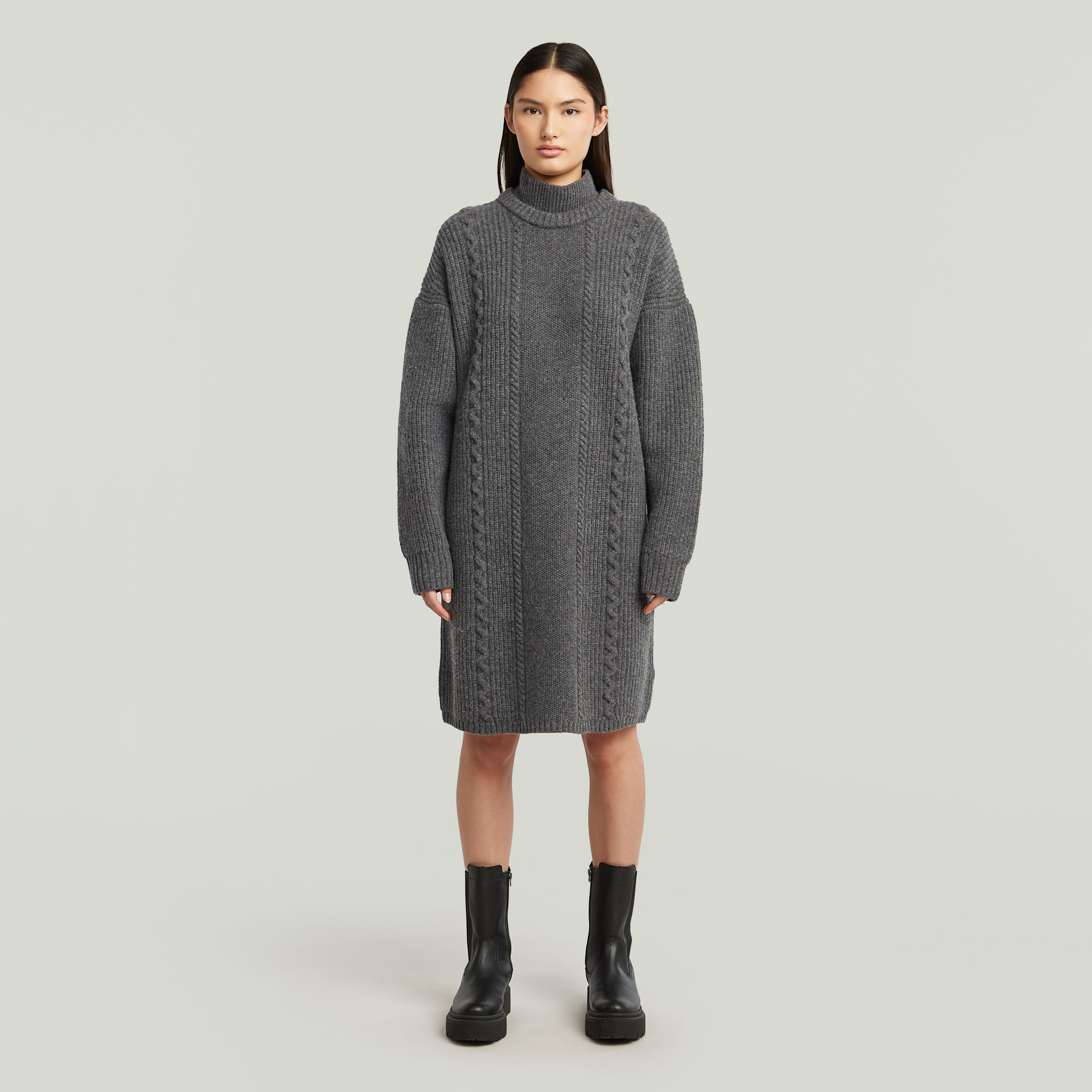 G-Star RAW Cable Gebreide Jurk - Meerkleurig - Dames