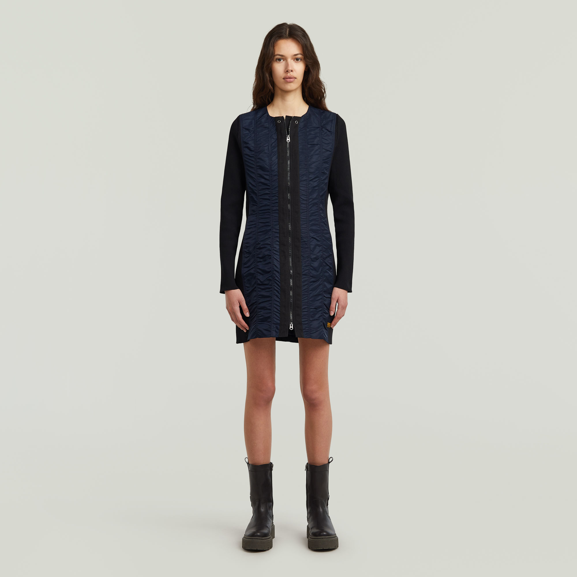 Thumbnail - MA-1 Slim-Kleid - Dunkelblau - Damen